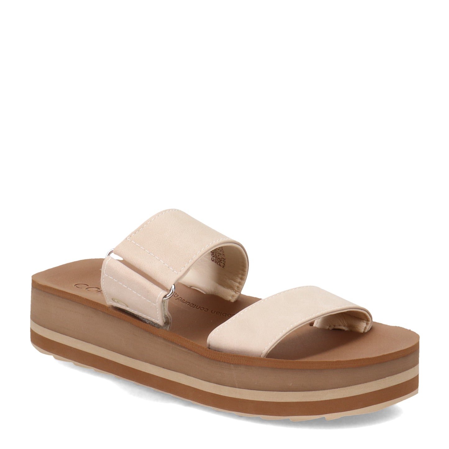 Peltz Shoes Women's Cobian Vira Rise Sandal CREAM VIR22-CREAM