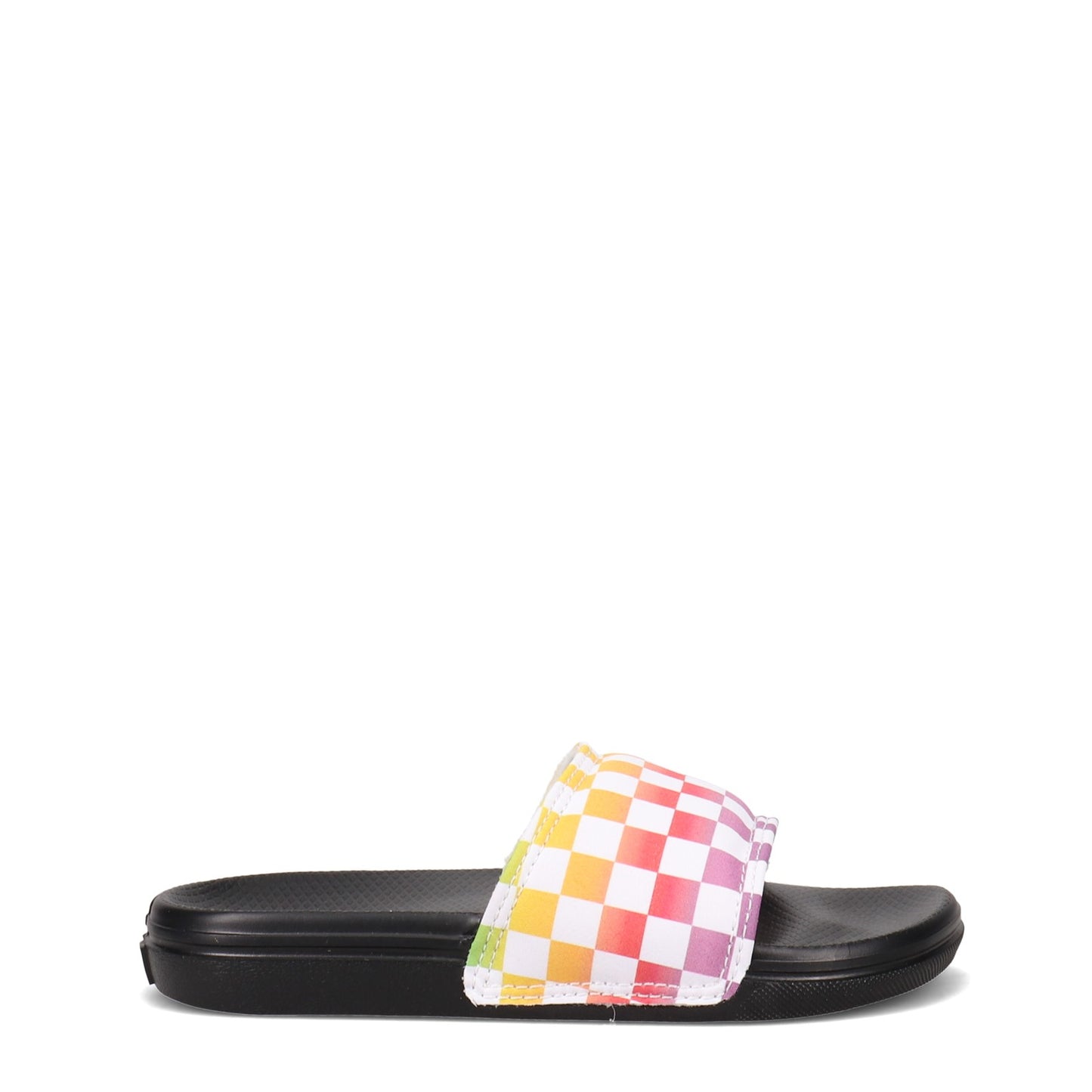 Peltz Shoes Girl's Vans Range Slide Sandal - Little Kid & Big Kid RAINBOW VN0A5ELW3RQ