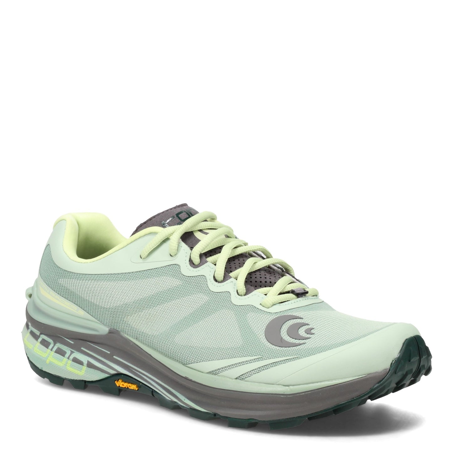 Peltz Shoes Women's Topo MTN Racer 2 Trail Running Shoe GREEN MOSS W047-MG