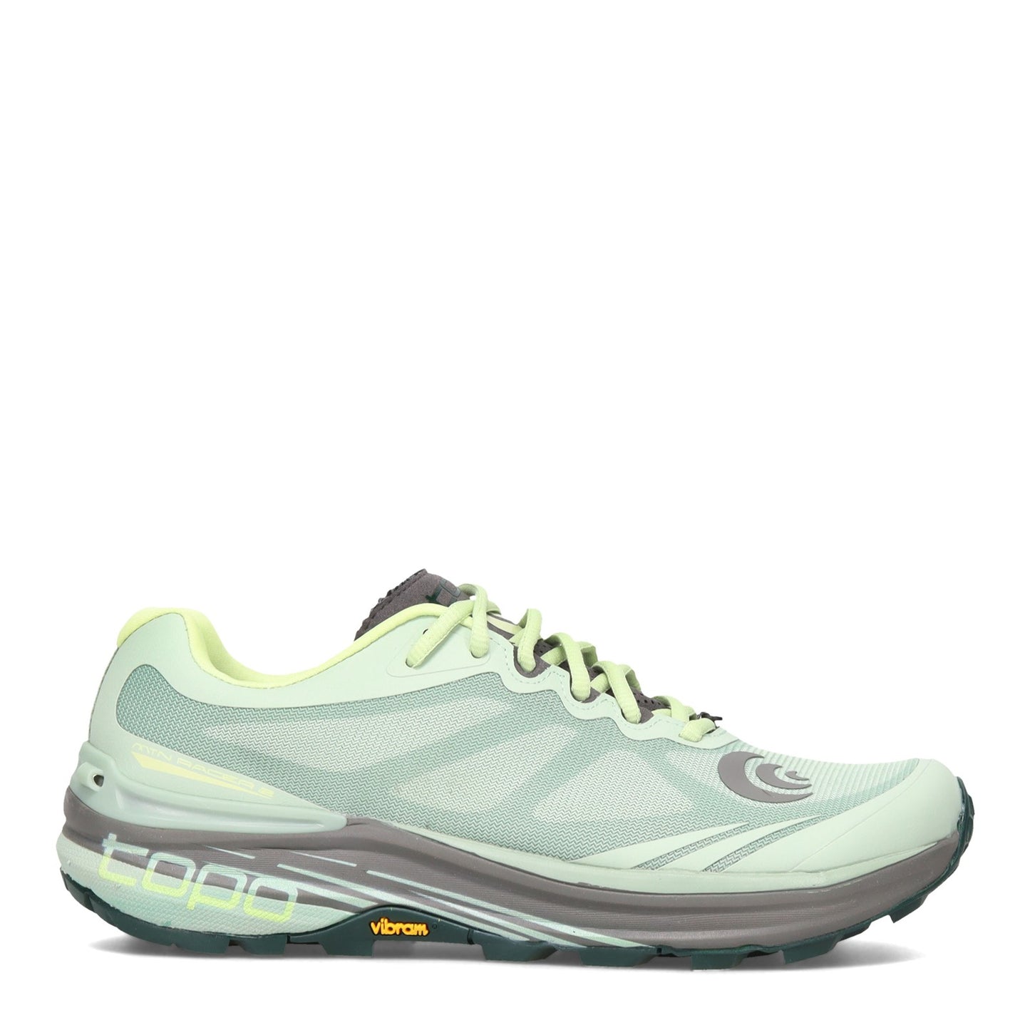 Peltz Shoes Women's Topo MTN Racer 2 Trail Running Shoe GREEN MOSS W047-MG