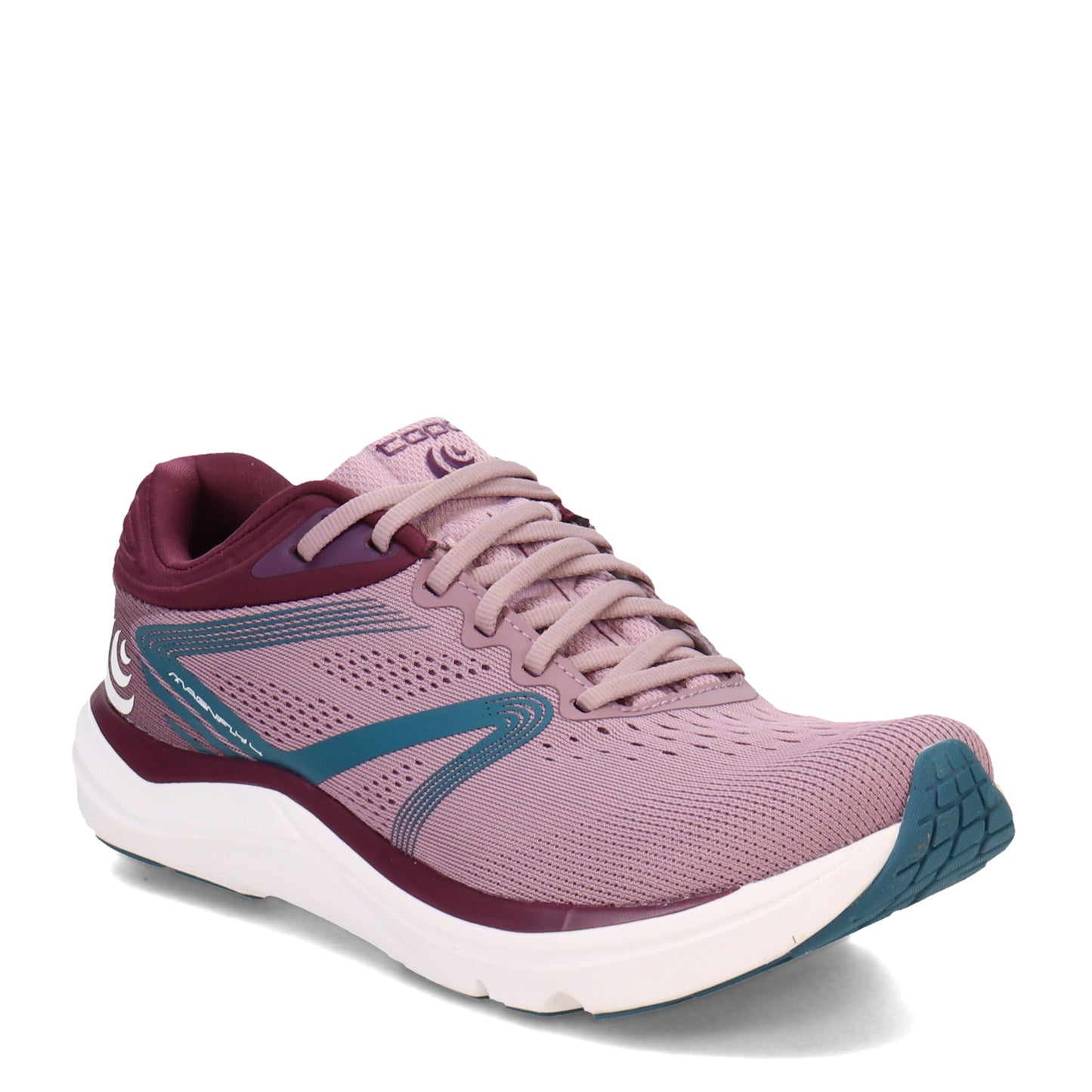 Peltz Shoes Women's Topo Athletic Magnifly 4 Running Shoe PURPLE BLUE W051-MAVNAV
