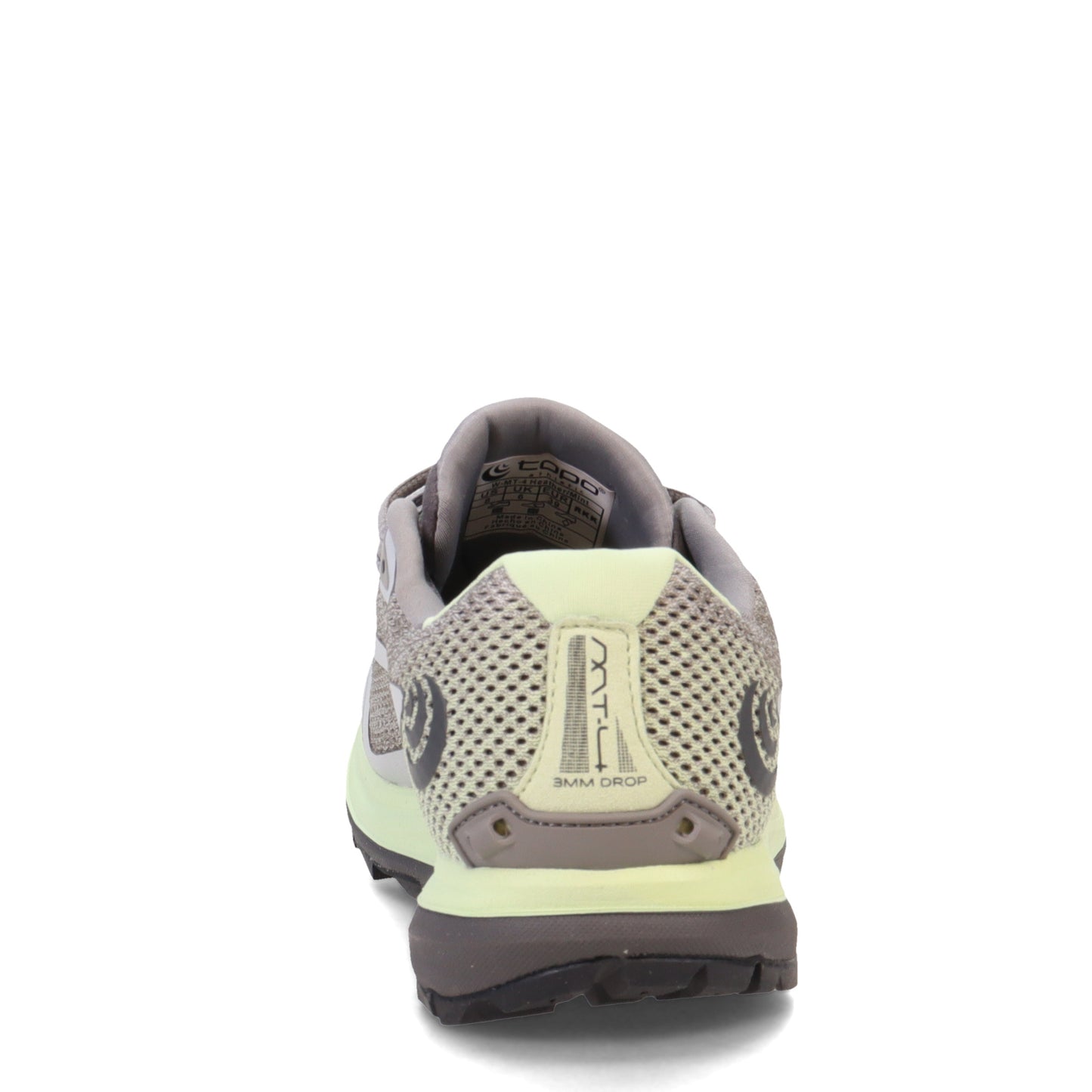 Peltz Shoes Women's Topo MT-4 Trail Running Shoe GREY SILVER MINT W052-HHRMNT