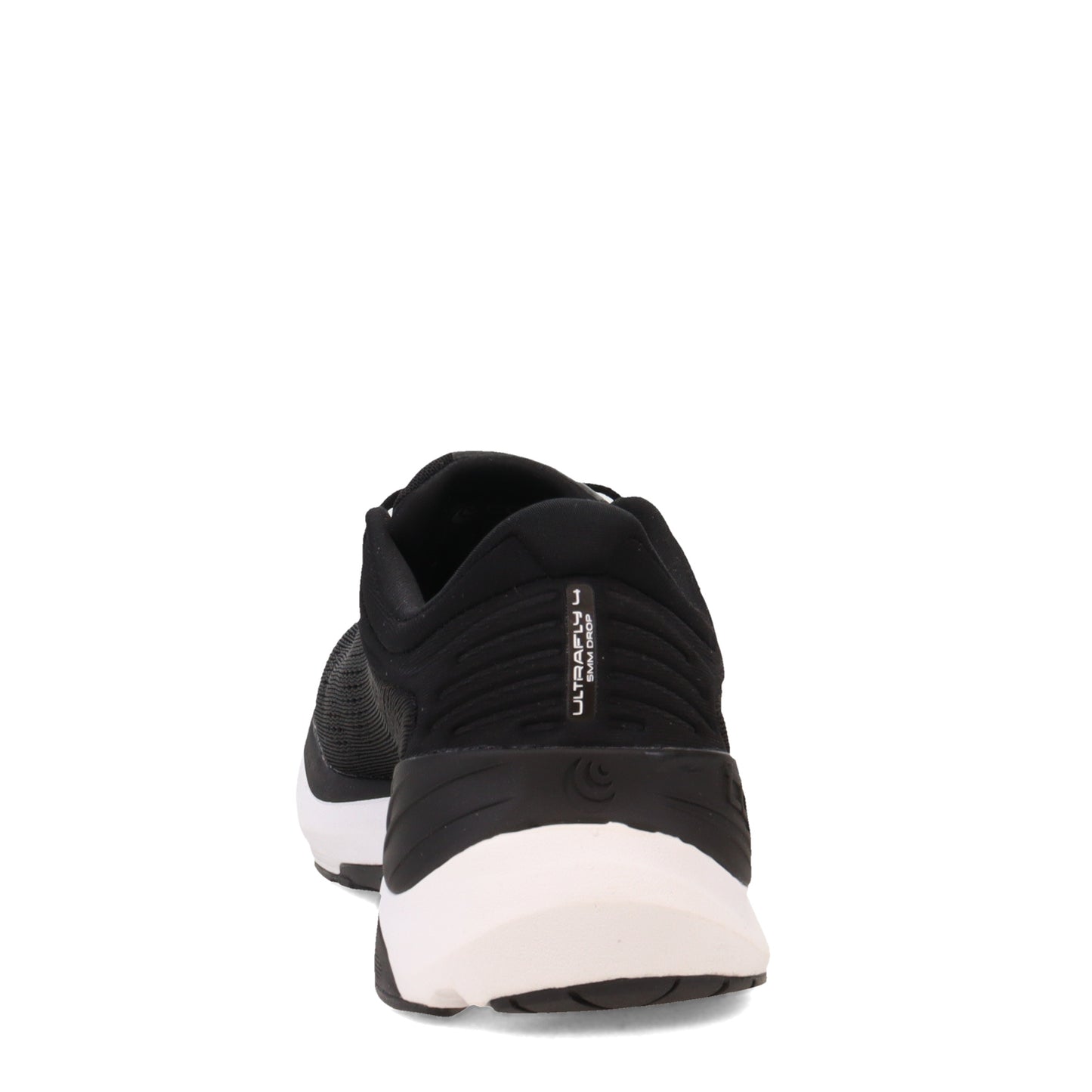 Peltz Shoes Women's Topo Ultrafly 4 Running Shoe BLACK / WHITE W056-BW