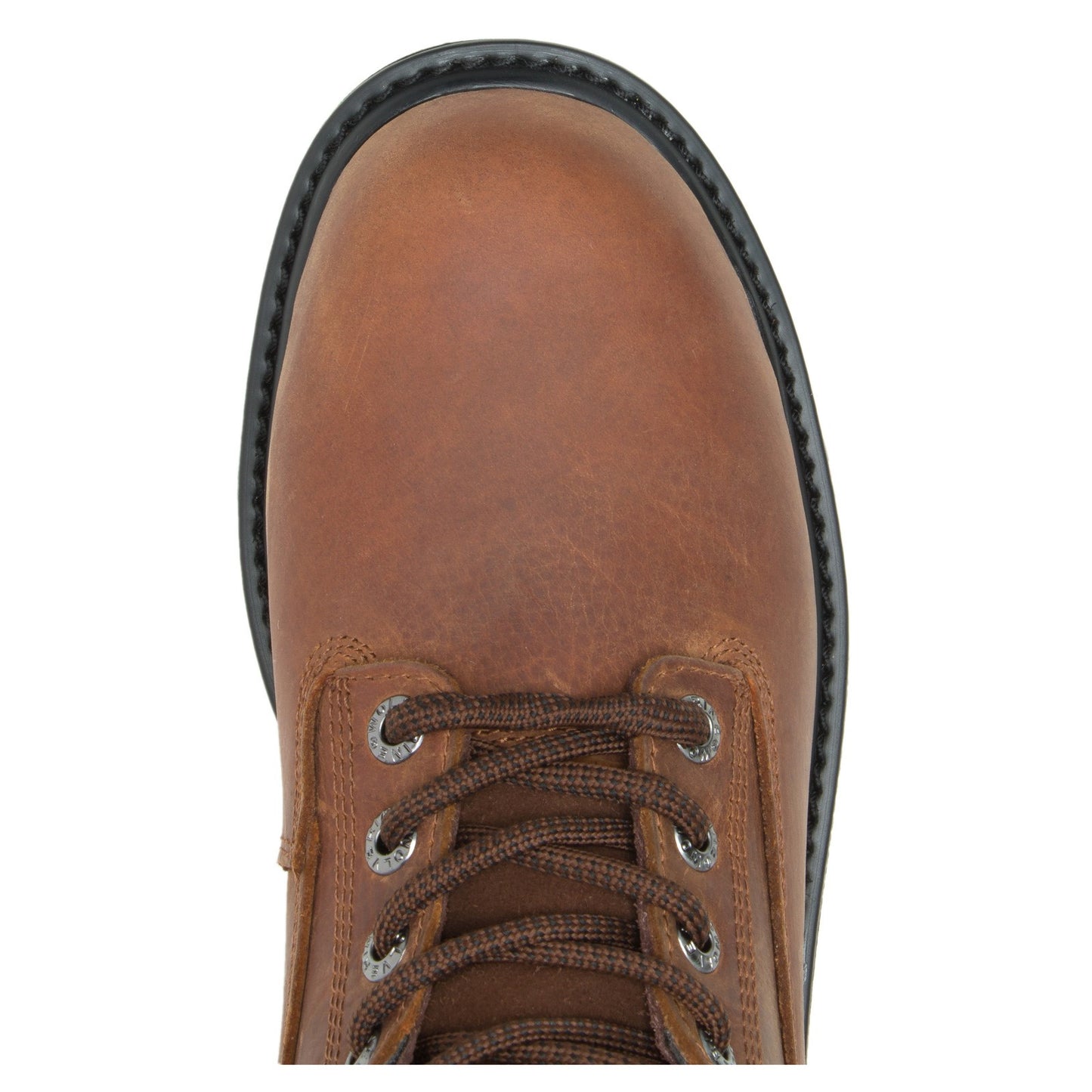 Peltz Shoes Men's Wolverine Boots Floorhand 6 inch Waterproof Steel Toe Work Boot RUST W080069