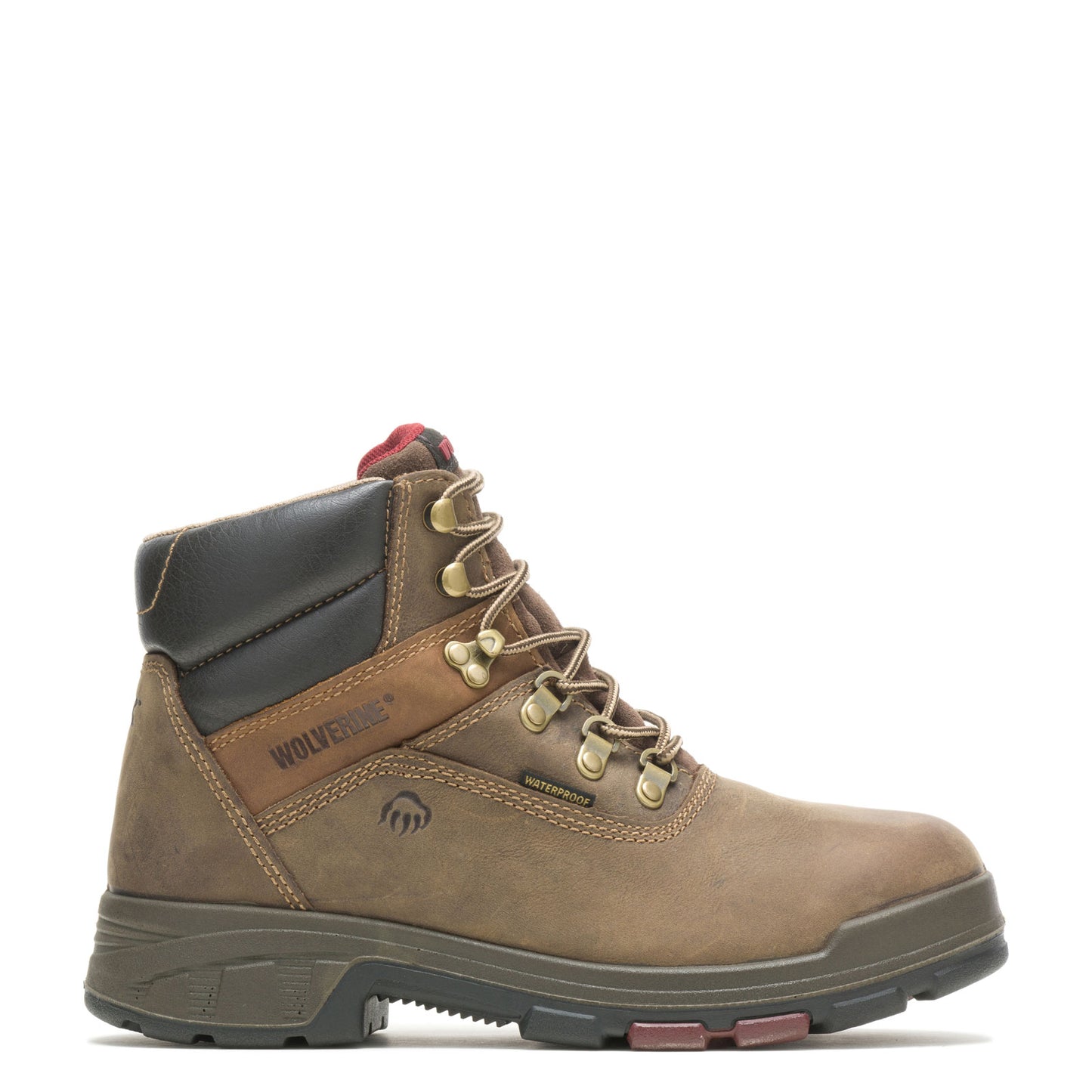 Peltz Shoes Men's Wolverine Boots Cabor 6 inch Waterproof Boot COFFEE W10315