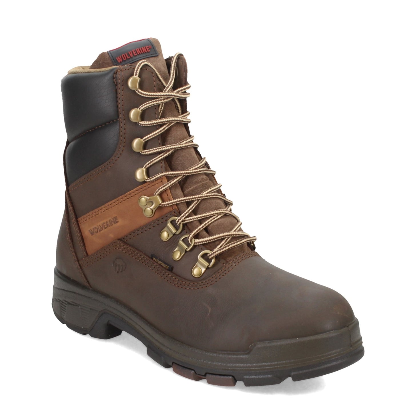 Peltz Shoes Men's Wolverine Boots Cabor 8 inch Waterproof Boot COFFEE W10317
