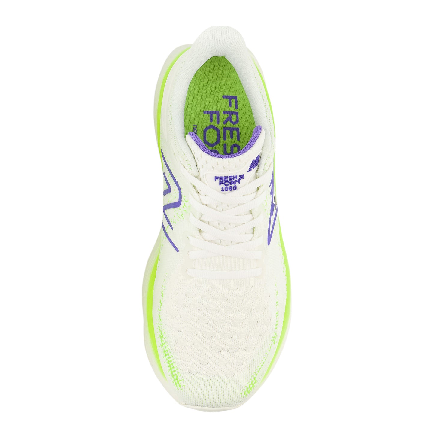 Peltz Shoes Women's New Balance 1080v12 Fresh Foam X Running Shoe Sea Salt / Indigo W108012D
