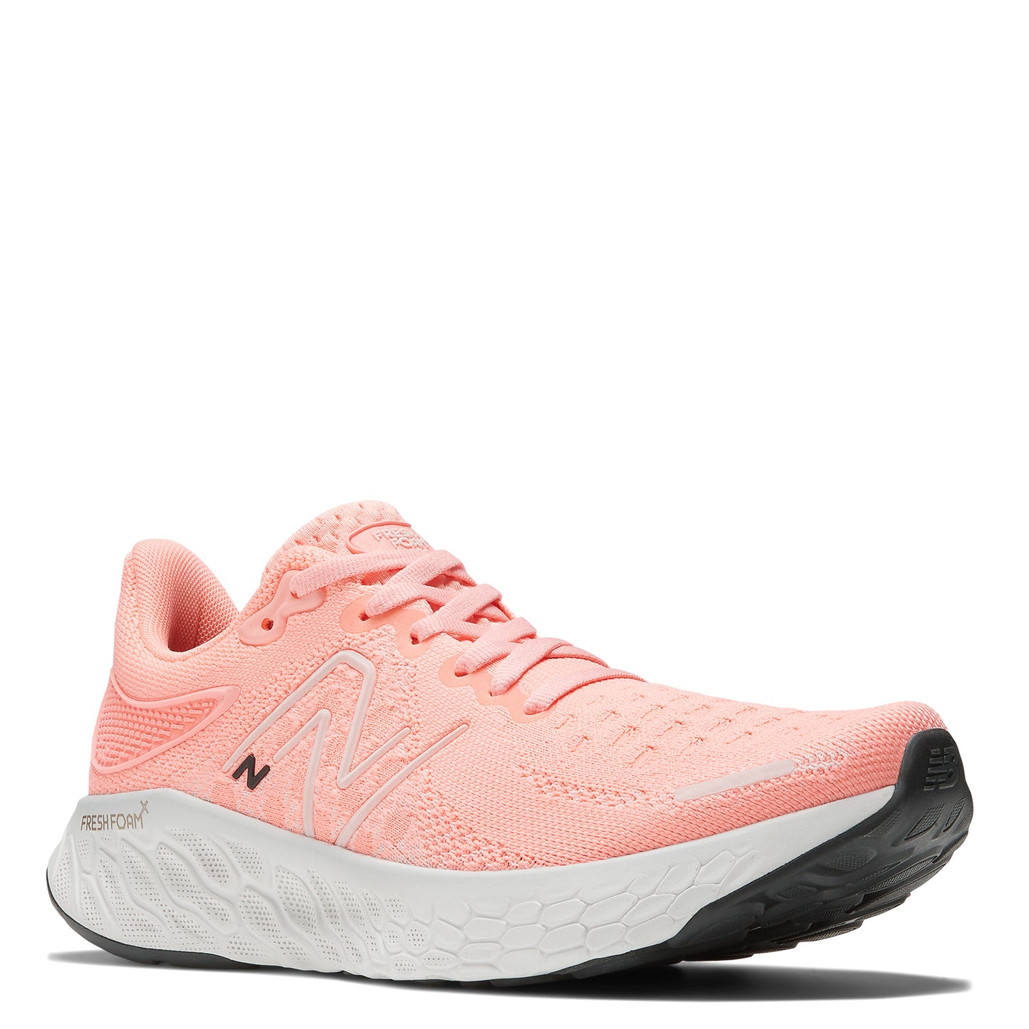 Peltz Shoes Women's New Balance 1080v12 Fresh Foam X Running Shoe GRAPEFRUIT/WASHED PINK/QUARTZ GREY W108012O
