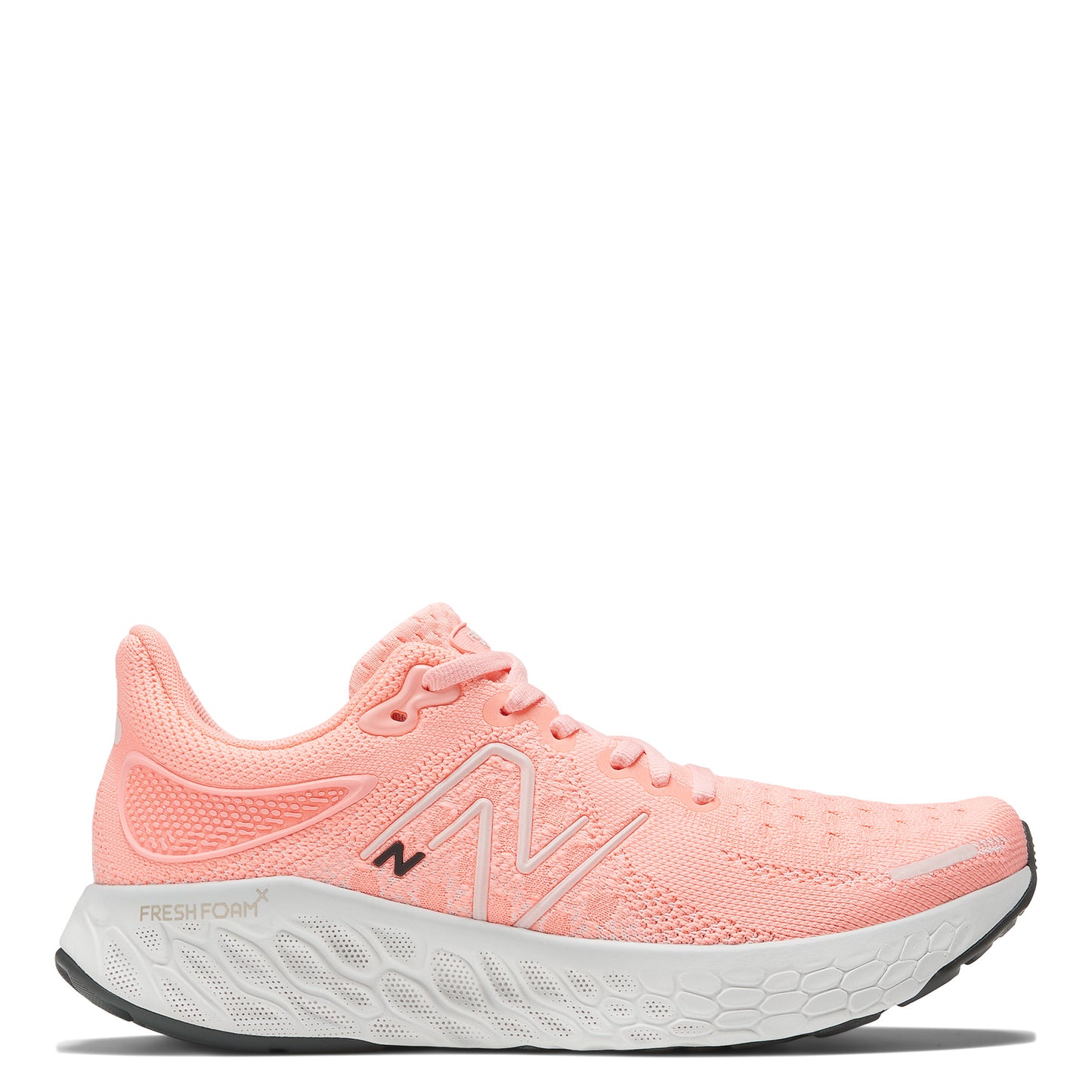 Peltz Shoes Women's New Balance 1080v12 Fresh Foam X Running Shoe GRAPEFRUIT/WASHED PINK/QUARTZ GREY W108012O