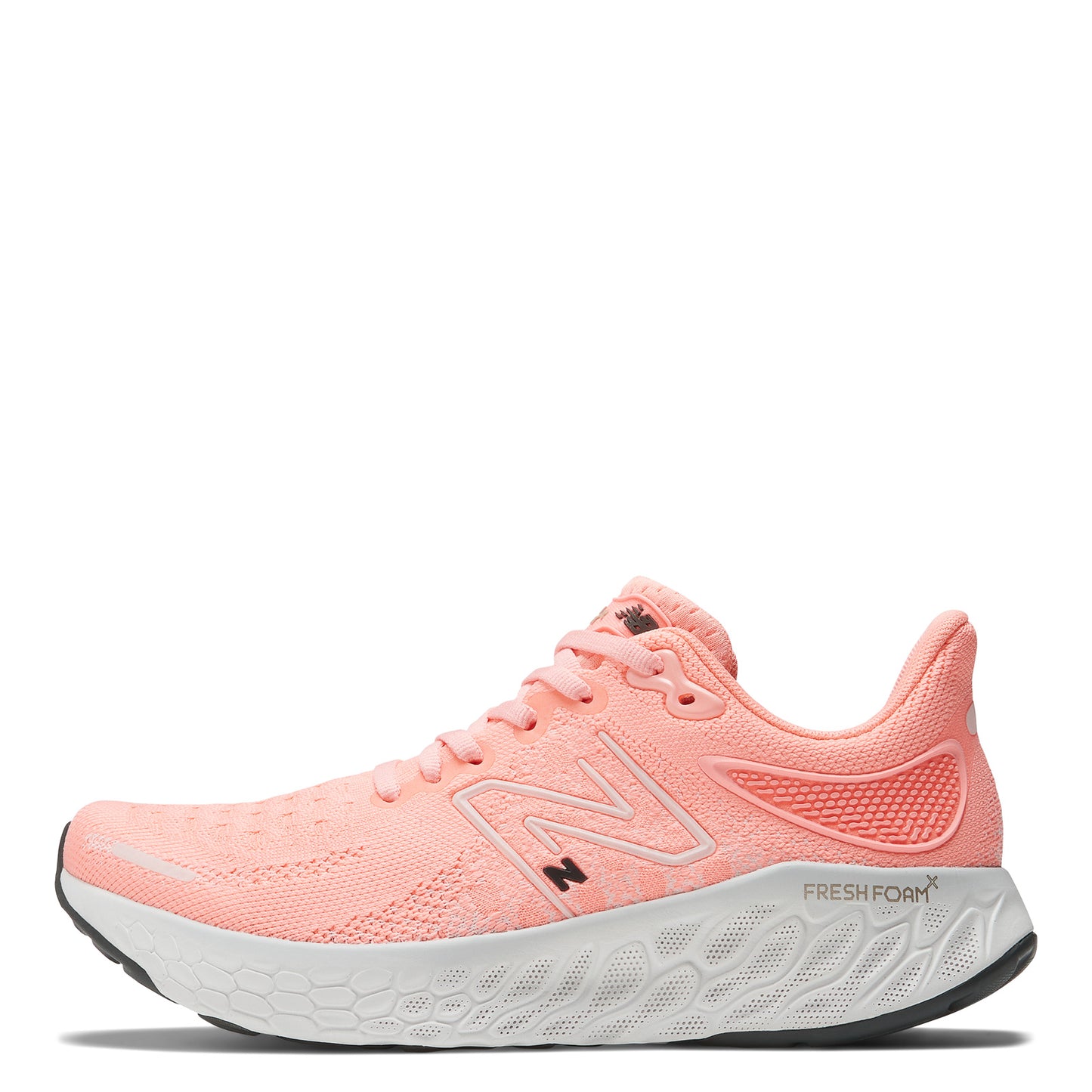 Peltz Shoes Women's New Balance 1080v12 Fresh Foam X Running Shoe GRAPEFRUIT/WASHED PINK/QUARTZ GREY W108012O