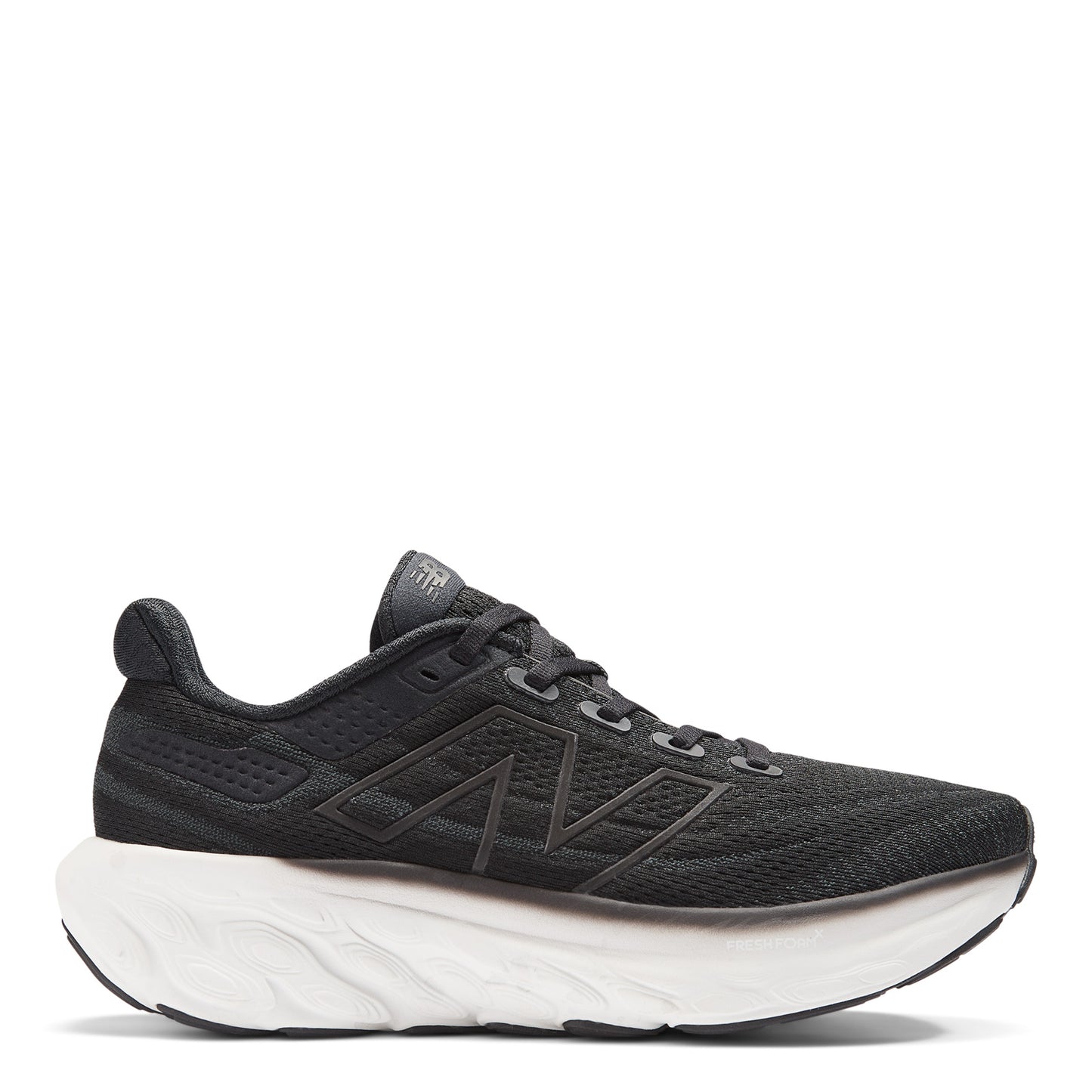 Peltz Shoes Women's New Balance 1080v13 Fresh Foam X Running Shoe BLACK WHITE W1080K13