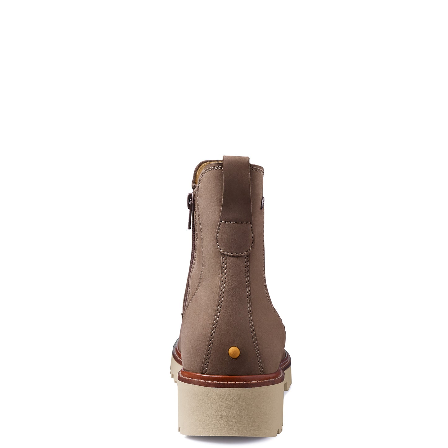 Peltz Shoes Women’s Samuel Hubbard Van Ness Boot Taupe Nubuck W1500-029