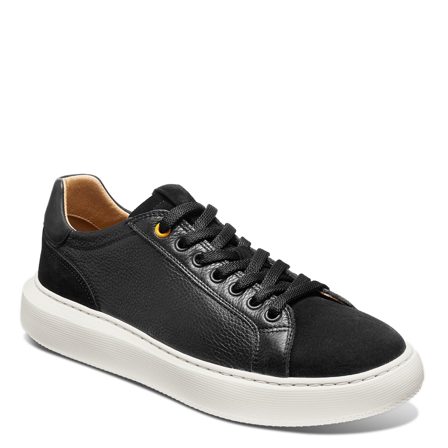 Peltz Shoes Women's Samuel Hubbard Sunset Sneaker Black Leather W1650-048
