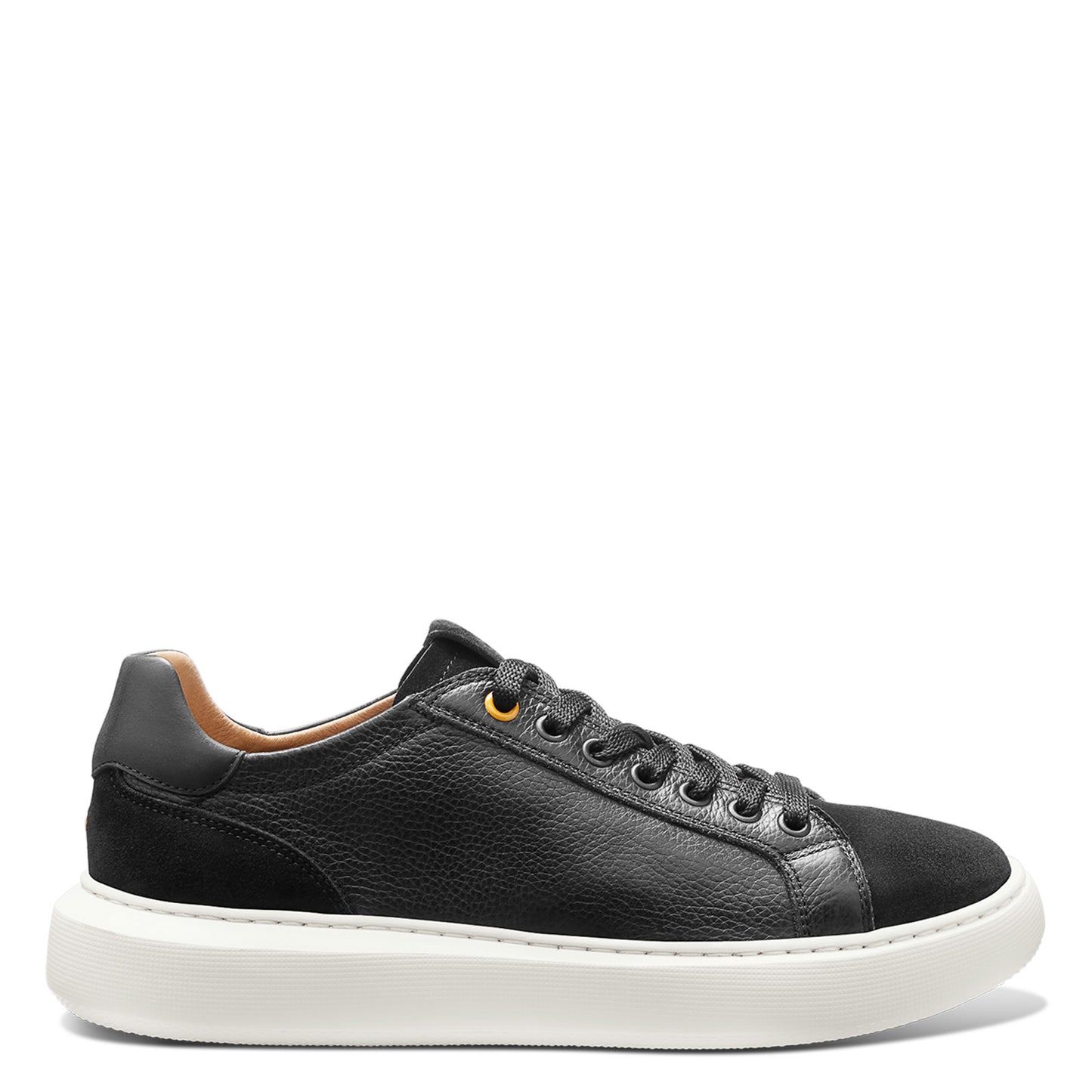 Peltz Shoes Women's Samuel Hubbard Sunset Sneaker Black Leather W1650-048