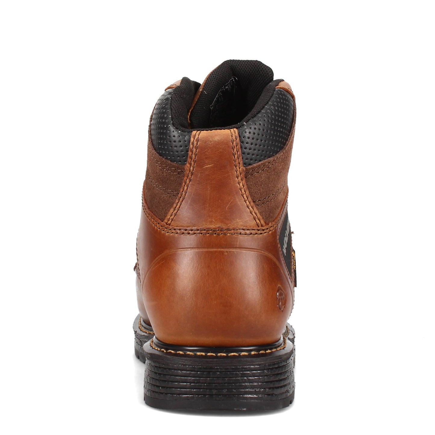 Peltz Shoes Men's Wolverine Boots Hellcat Ultraspring Moc Toe Wedge Comp Toe Work Boot TOBACCO W211001