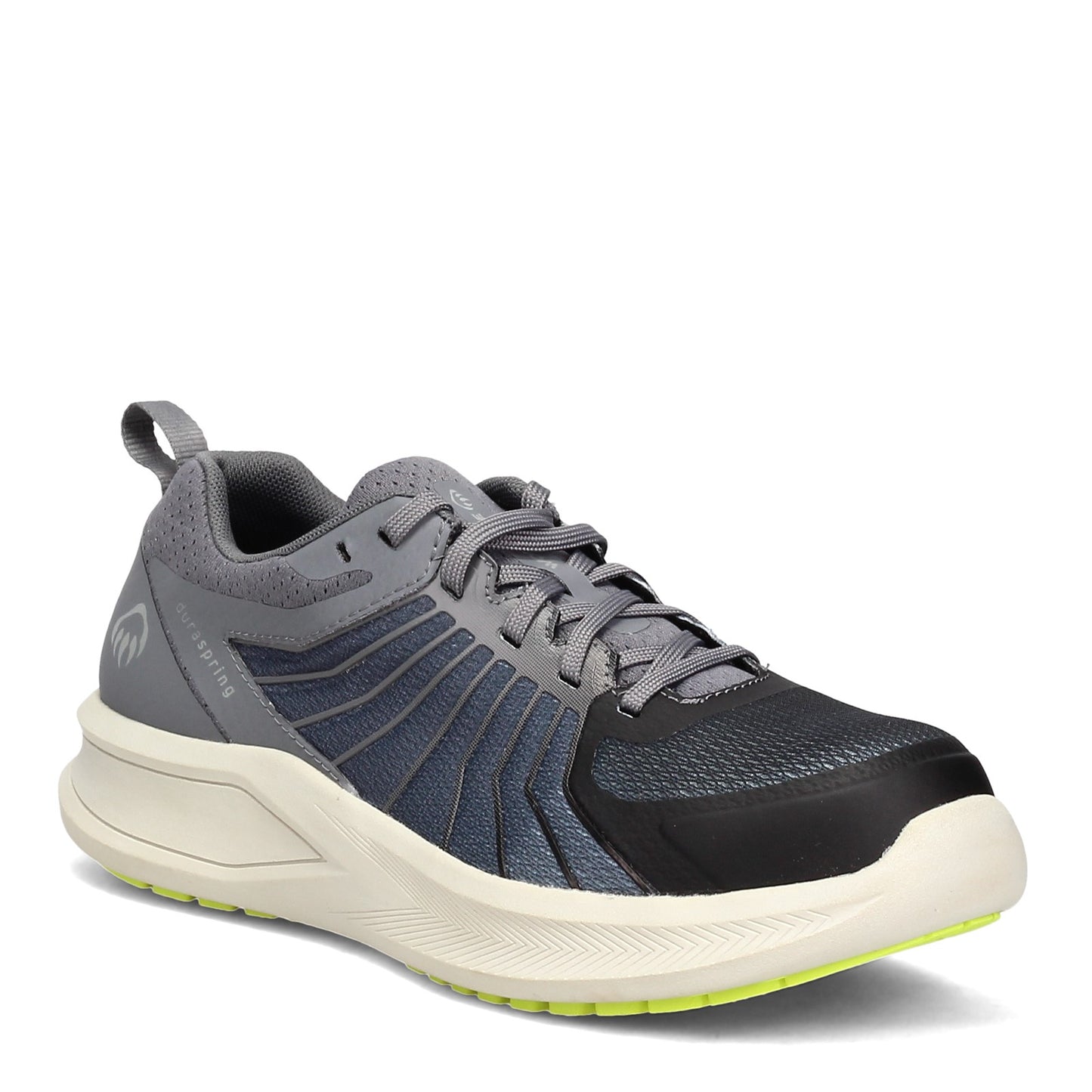 Peltz Shoes Men's Wolverine Bolt Vent Durashocks Work Shoe BLACK / GRAY W211004