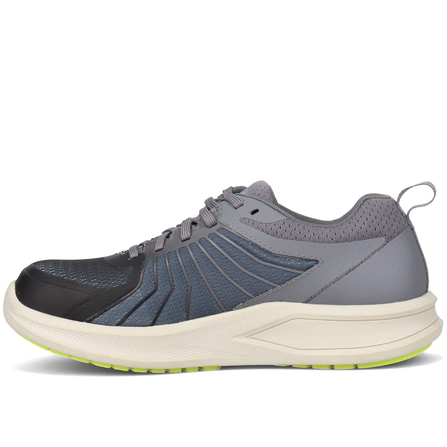 Peltz Shoes Men's Wolverine Bolt Vent Durashocks Work Shoe BLACK / GRAY W211004