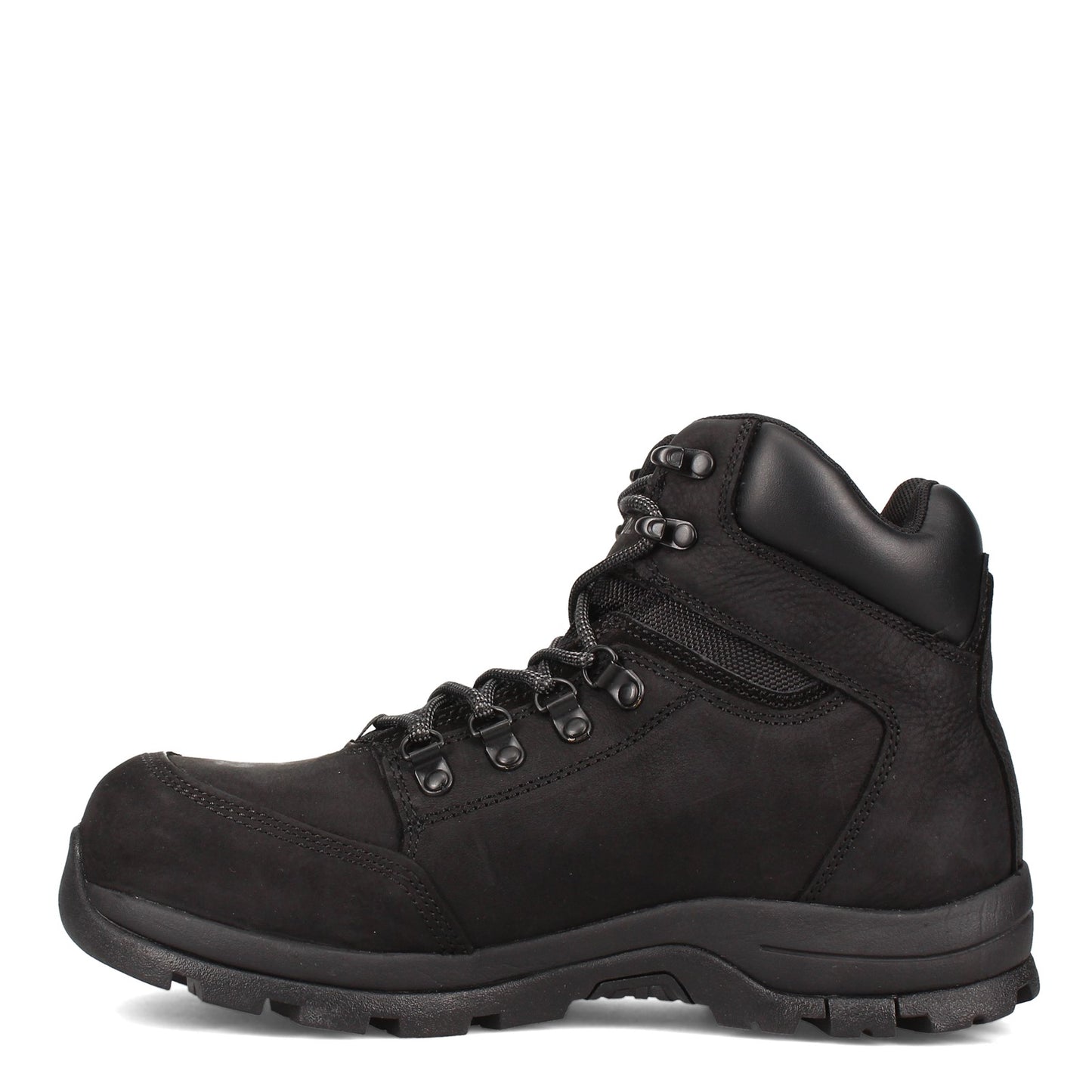 Peltz Shoes Men's Wolverine Boots Grayson Mid Waterproof Steel Toe Boot BLACK W211042