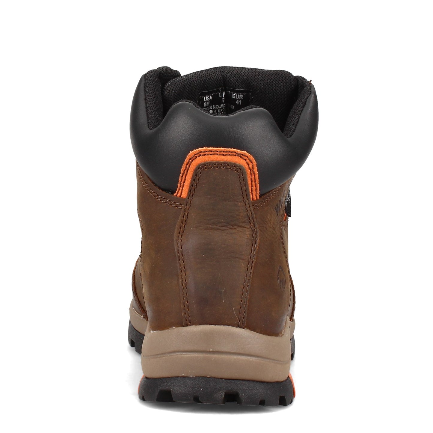 Peltz Shoes Men's Wolverine Boots Grayson Mid Waterproof Steel Toe Boot BROWN W211043