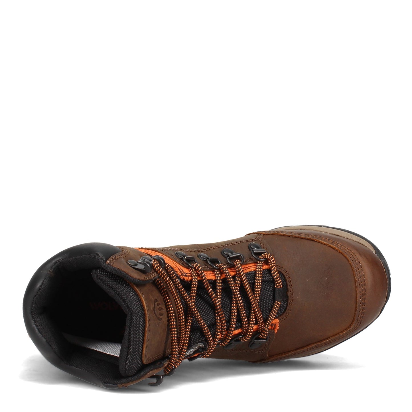 Peltz Shoes Men's Wolverine Boots Grayson Mid Waterproof Steel Toe Boot BROWN W211043