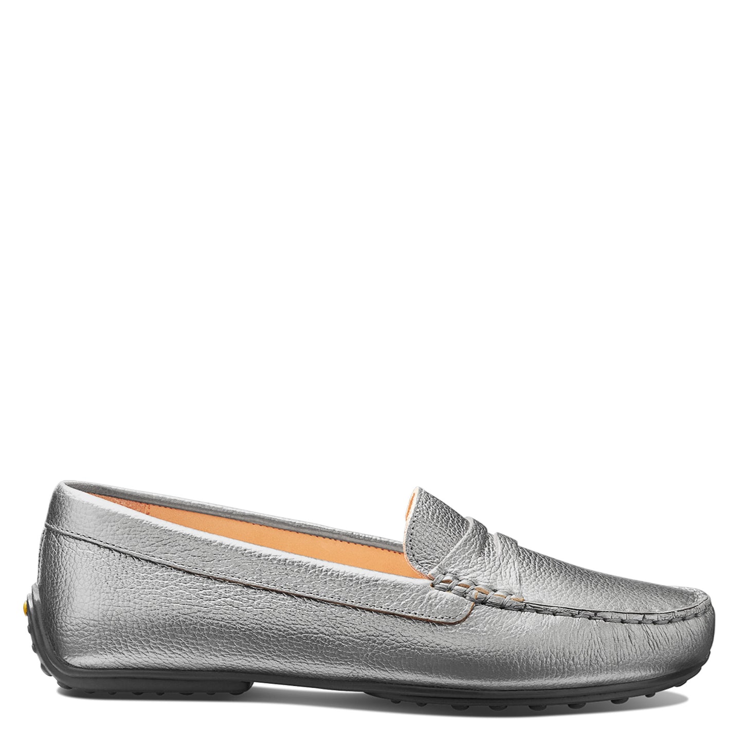 Peltz Shoes Women's Samuel Hubbard Free Spirit Slip-On Pewter Leather W2111-209