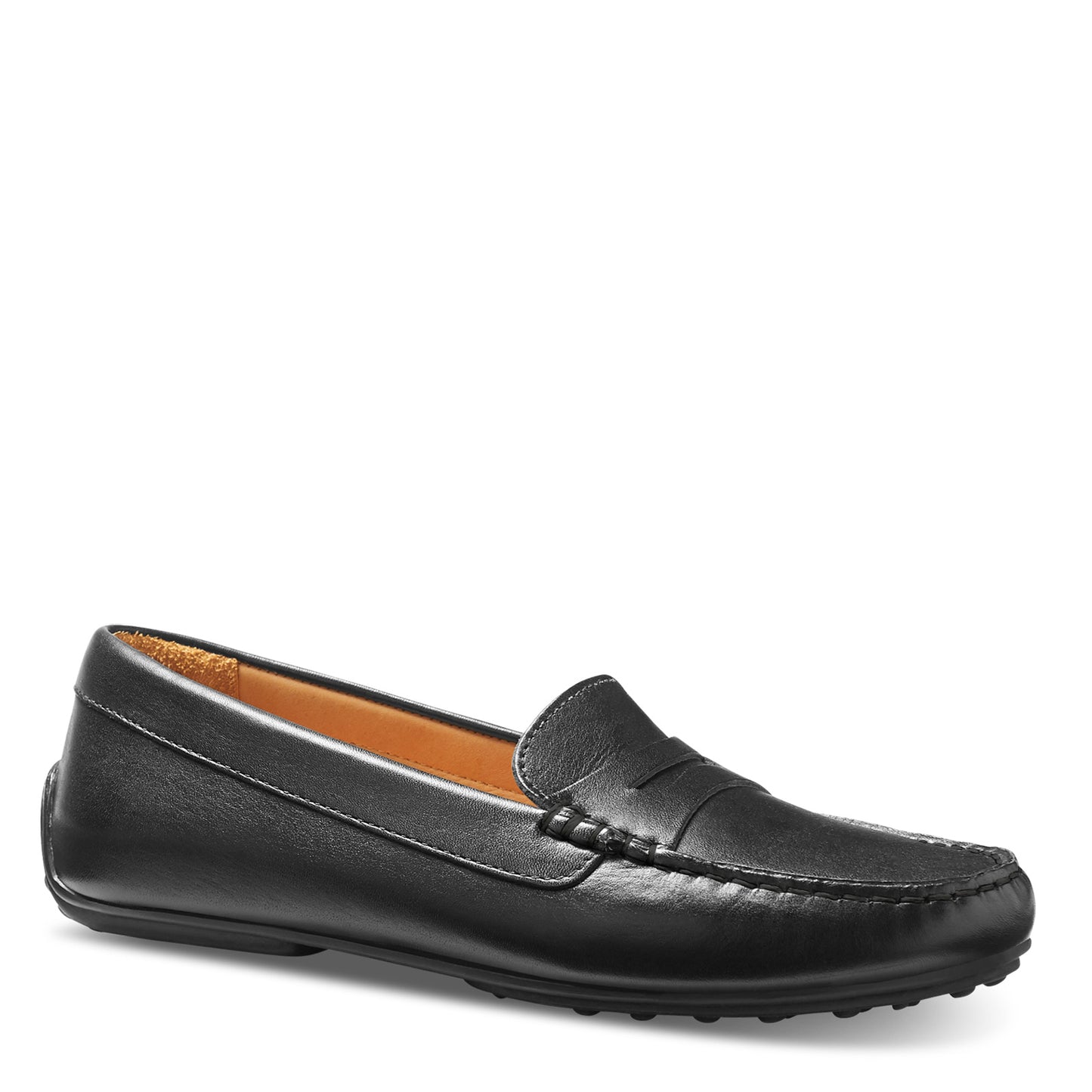 Peltz Shoes Women's Samuel Hubbard Free Spirit Slip-On BLACK LEATHER W2111-409