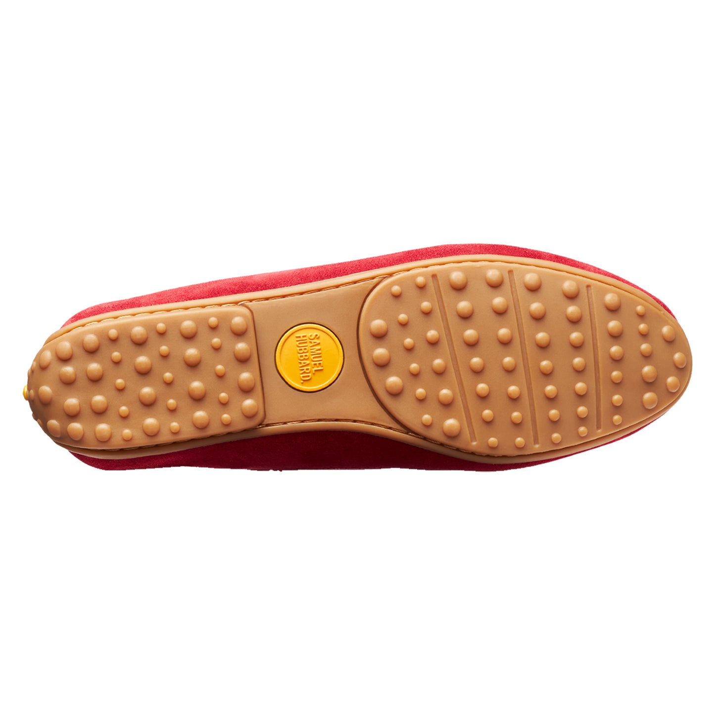 Peltz Shoes Women's Samuel Hubbard Free Spirit Slip-On Red Suede W2111-412