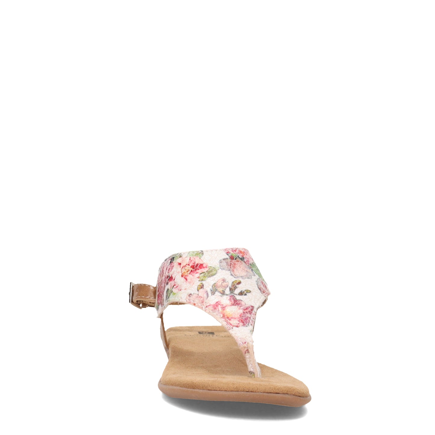 Peltz Shoes Women's White Mountain London Sandal WHITE FLORAL W28104-177