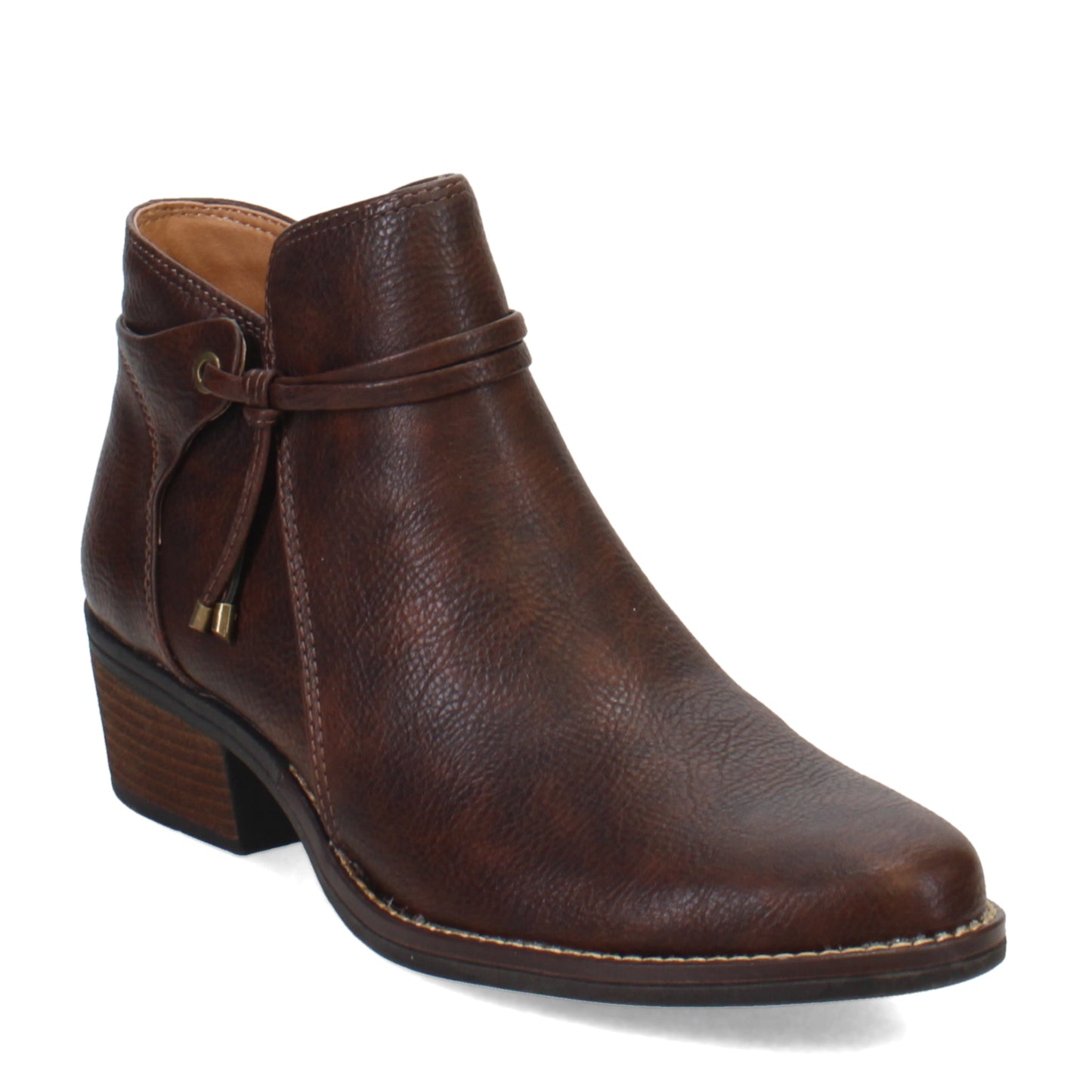 Peltz Shoes Women's White Mountain Althorn Bootie BROWN W34778-207