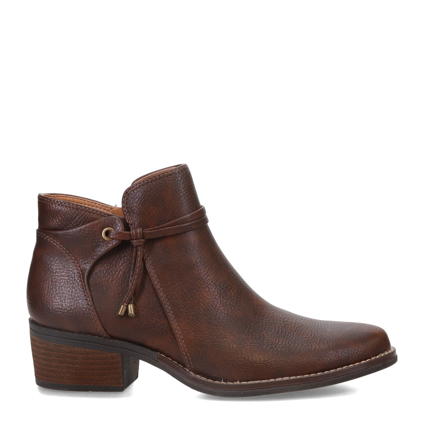 Peltz Shoes Women's White Mountain Althorn Bootie BROWN W34778-207