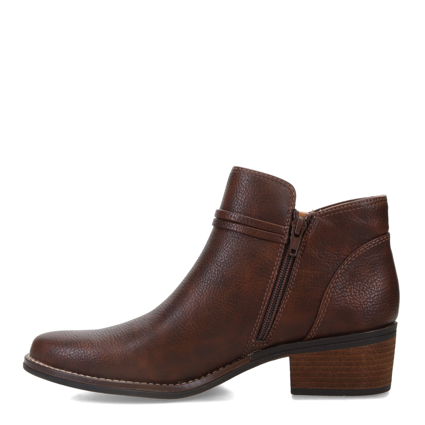 Peltz Shoes Women's White Mountain Althorn Bootie BROWN W34778-207