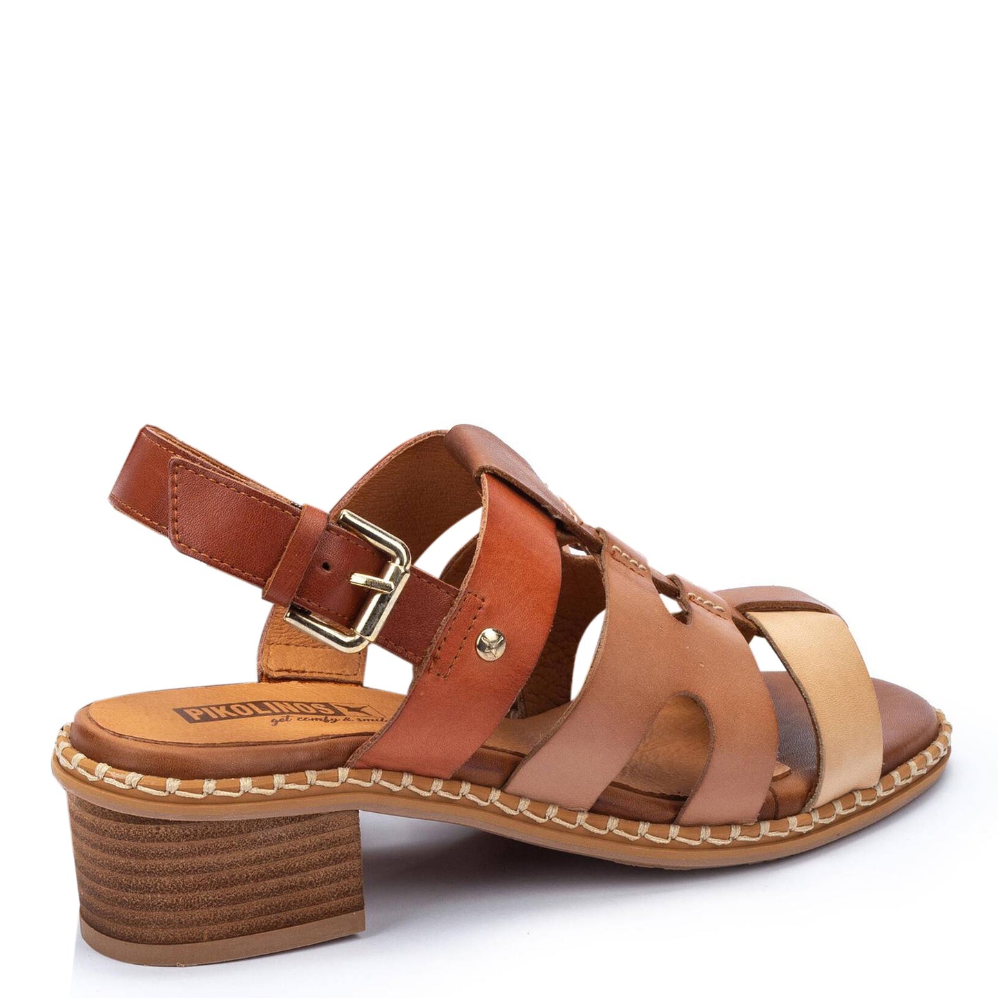 Peltz Shoes Women's Pikolinos Blanes W3H-1827 Sandal BRANDY W3H-1827C2-BRAN