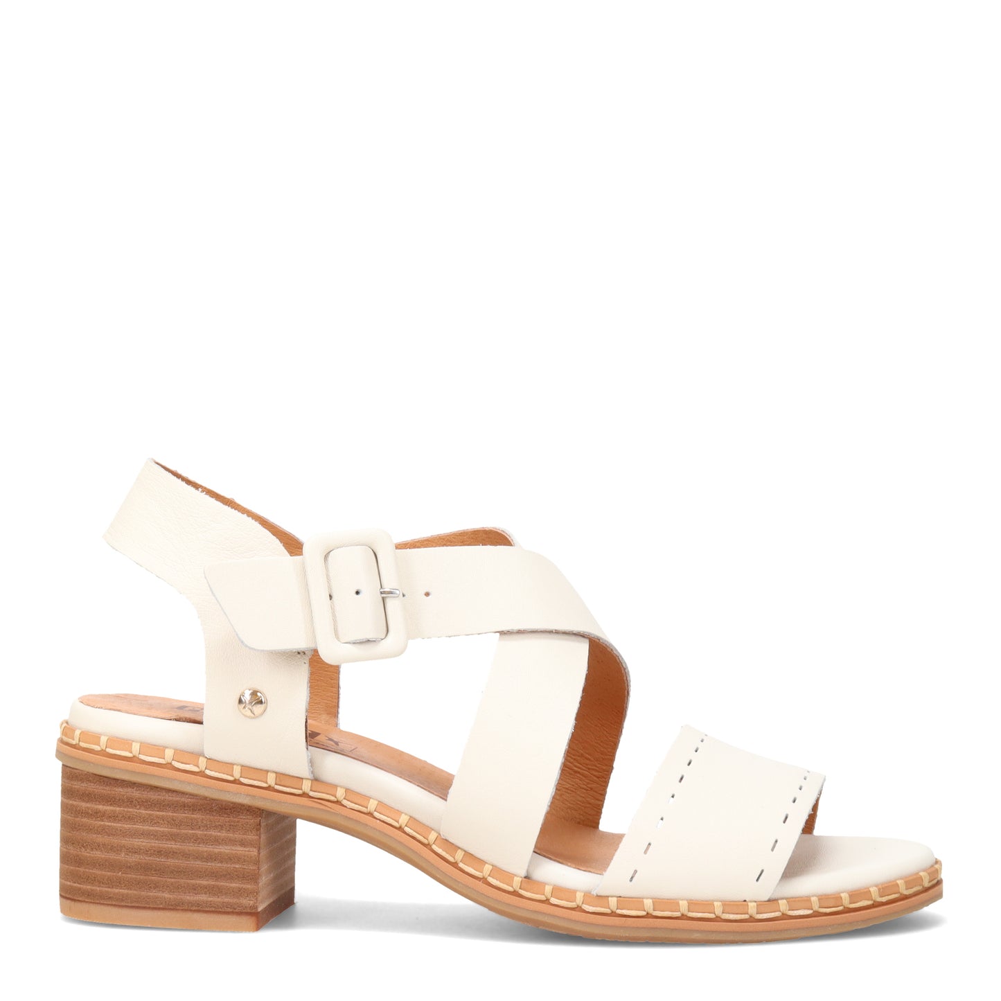 Peltz Shoes Women's Pikolinos Blanes W3H Sandal OFF WHITE W3H-1892-NATA