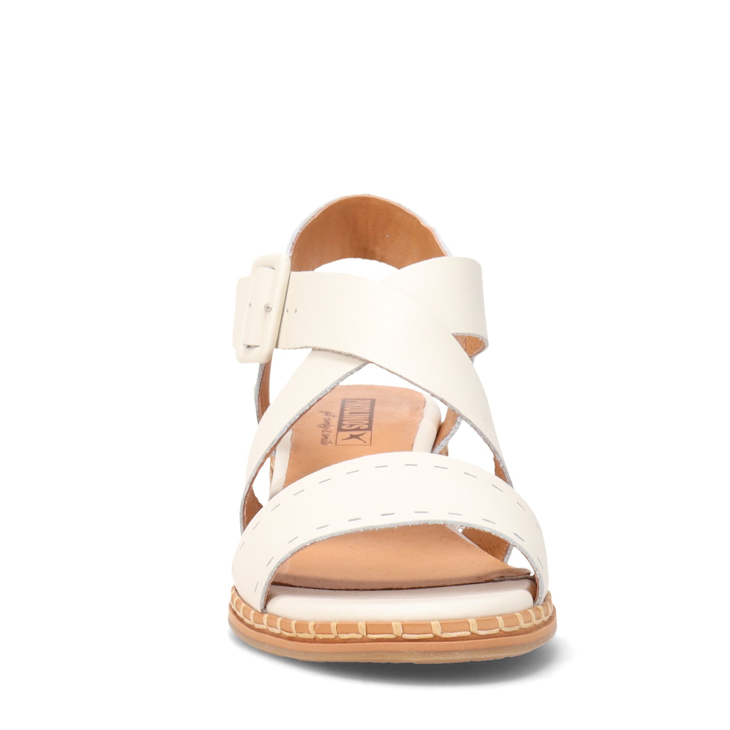 Peltz Shoes Women's Pikolinos Blanes W3H Sandal OFF WHITE W3H-1892-NATA