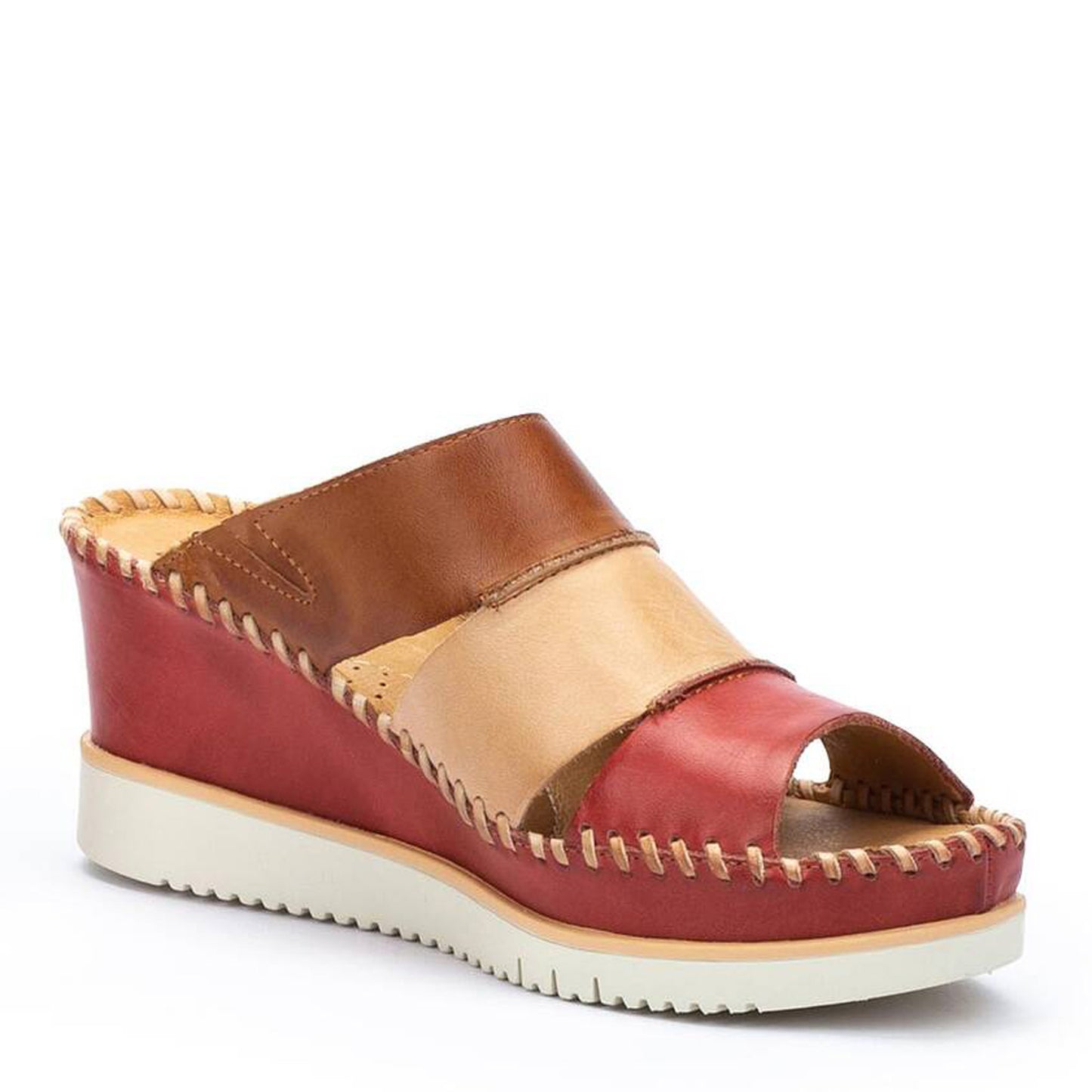 Peltz Shoes Women's Pikolinos Aguadulce W3Z-1772C1 Sandal CHERRY W3Z-1772C1-CHER