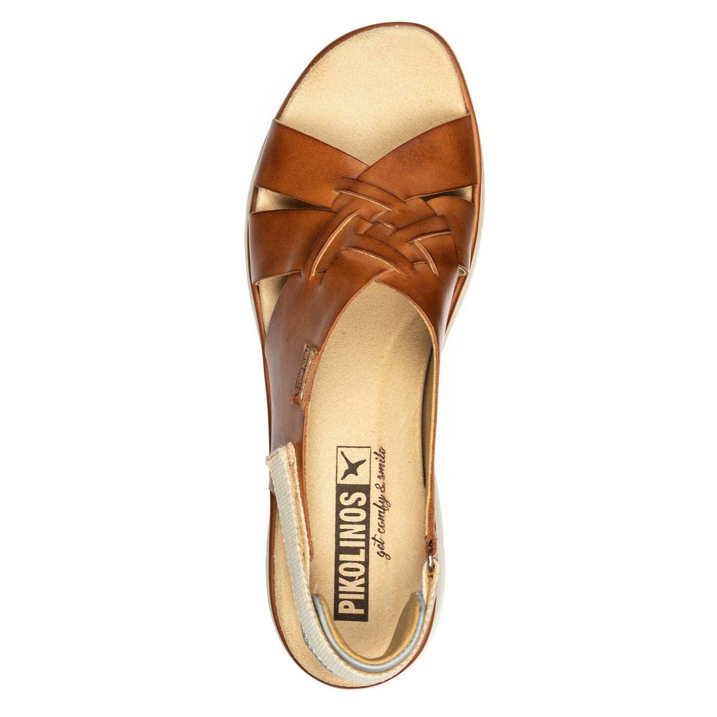 Peltz Shoes Women's Pikolinos Palma W4N-0527 Sandal BRANDY W4N-0527-BRANDY