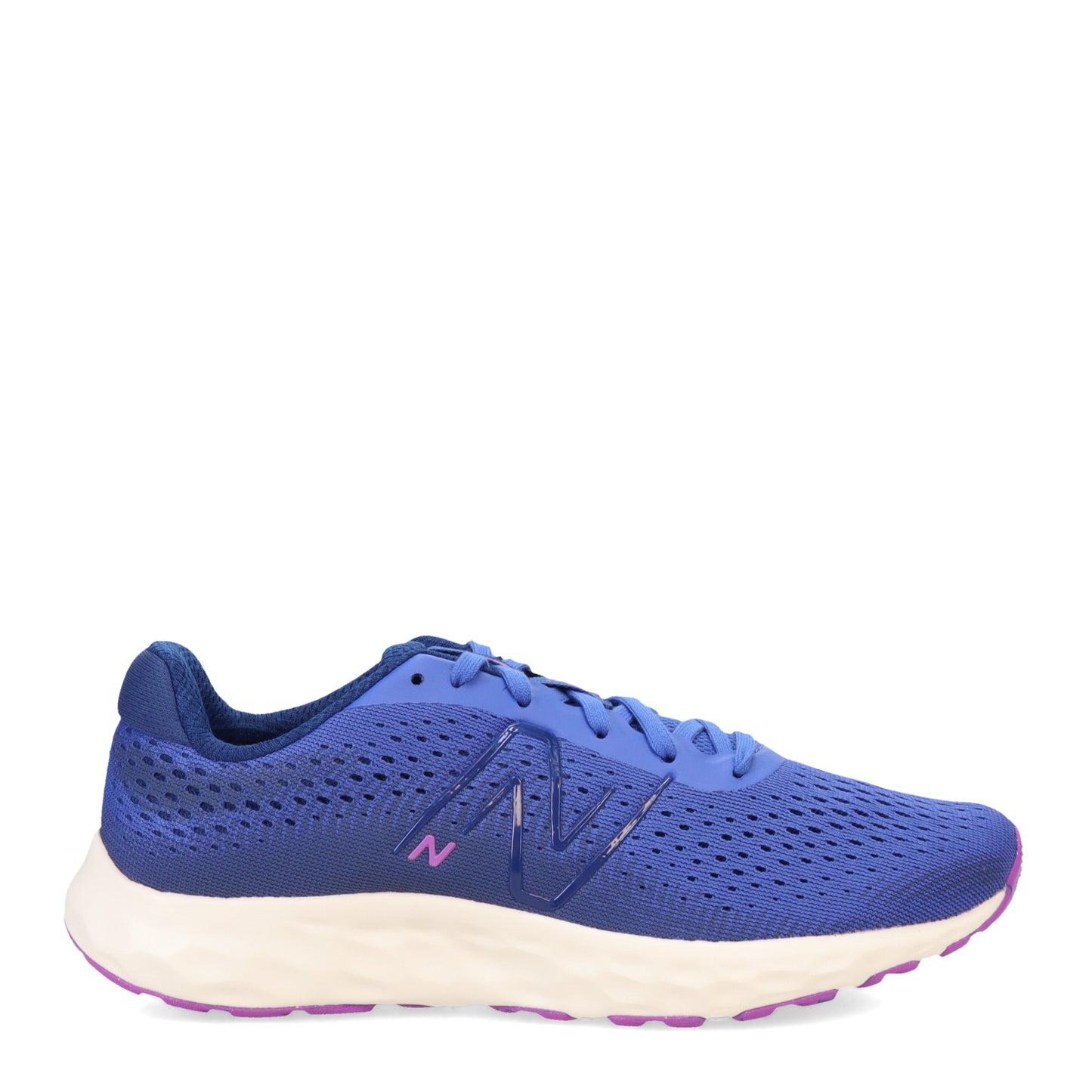 Peltz Shoes Women's New Balance 520v8 Running Shoe PINK NAVY W520CM8
