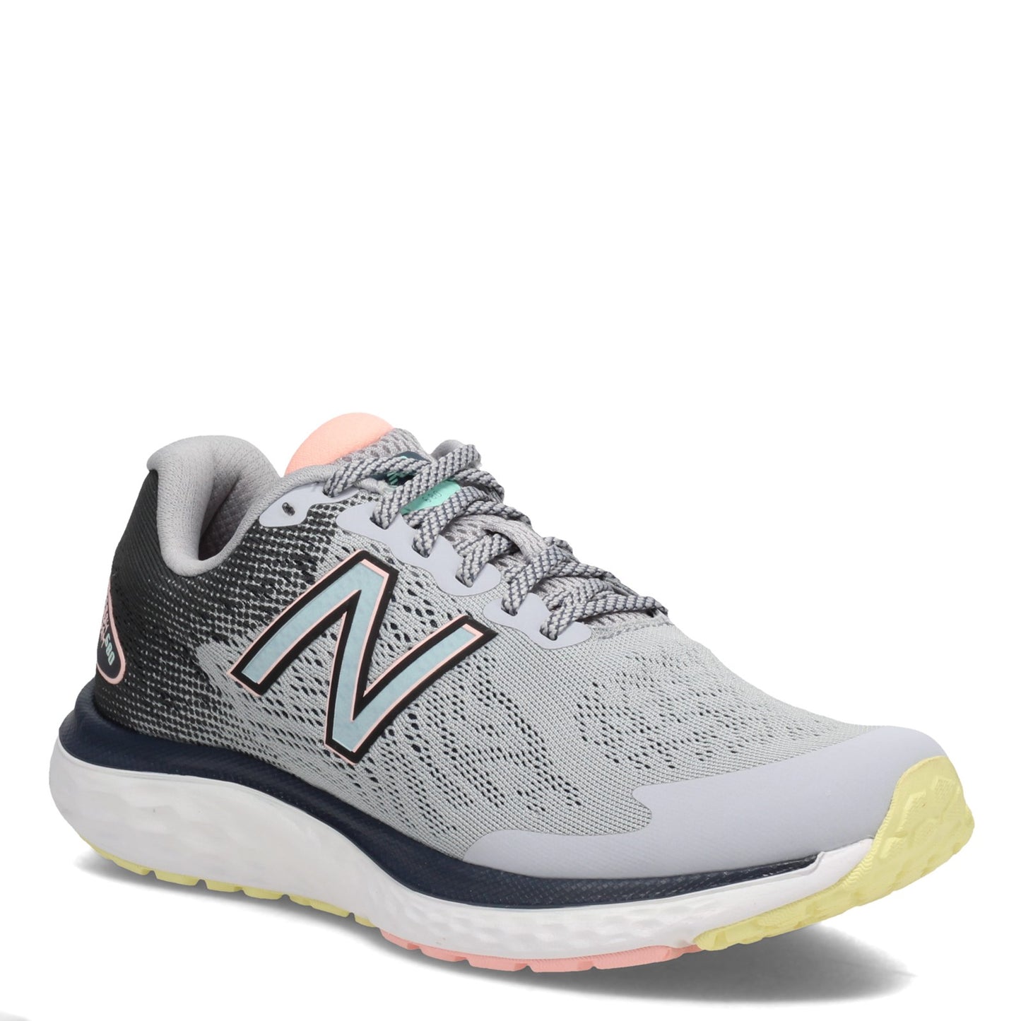 Peltz Shoes Women's New Balance 680v7 Running Shoe GRAY W680LG7