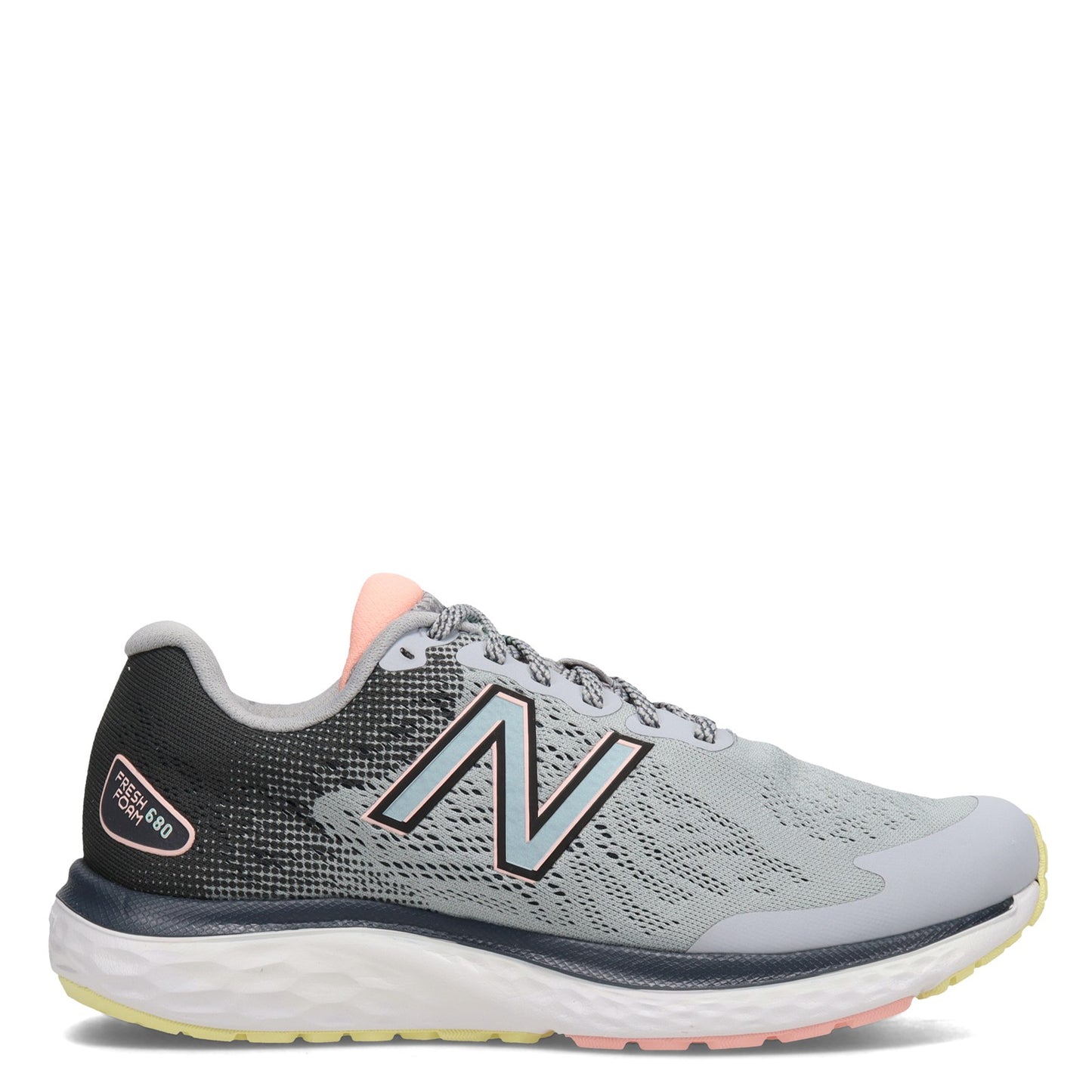 Peltz Shoes Women's New Balance 680v7 Running Shoe GRAY W680LG7