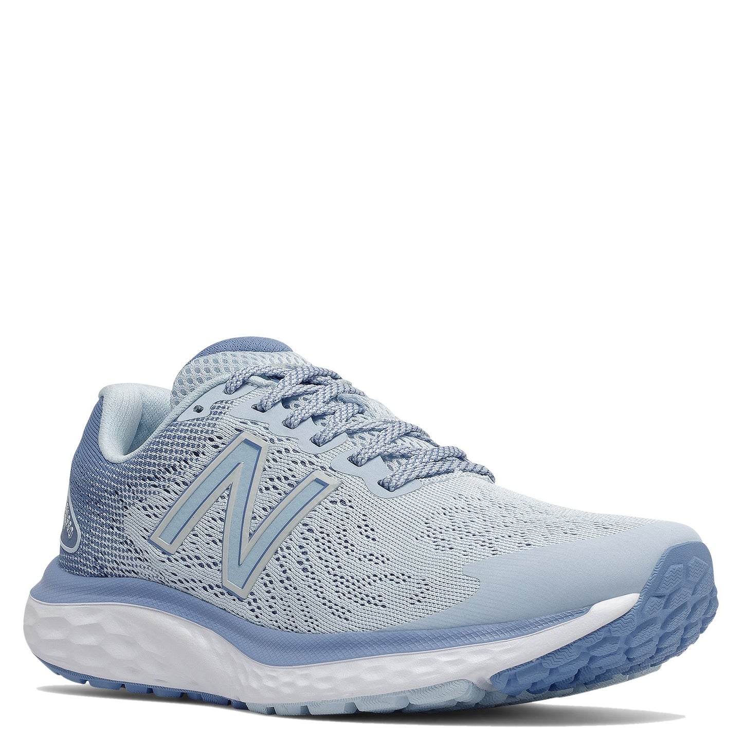Peltz Shoes Women's New Balance 680v7 Running Shoe BLUE GRAY W680LB7
