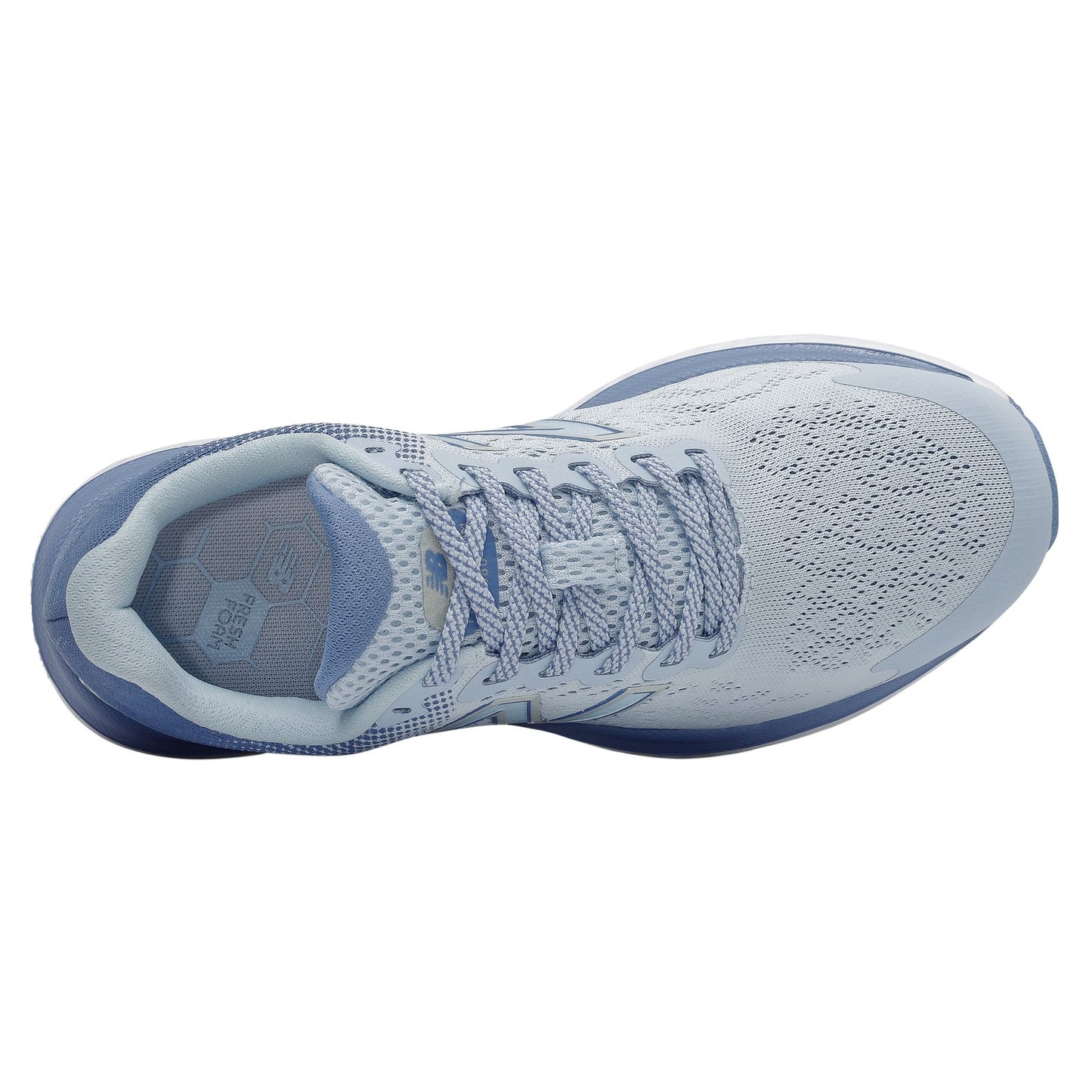 Peltz Shoes Women's New Balance 680v7 Running Shoe BLUE GRAY W680LB7
