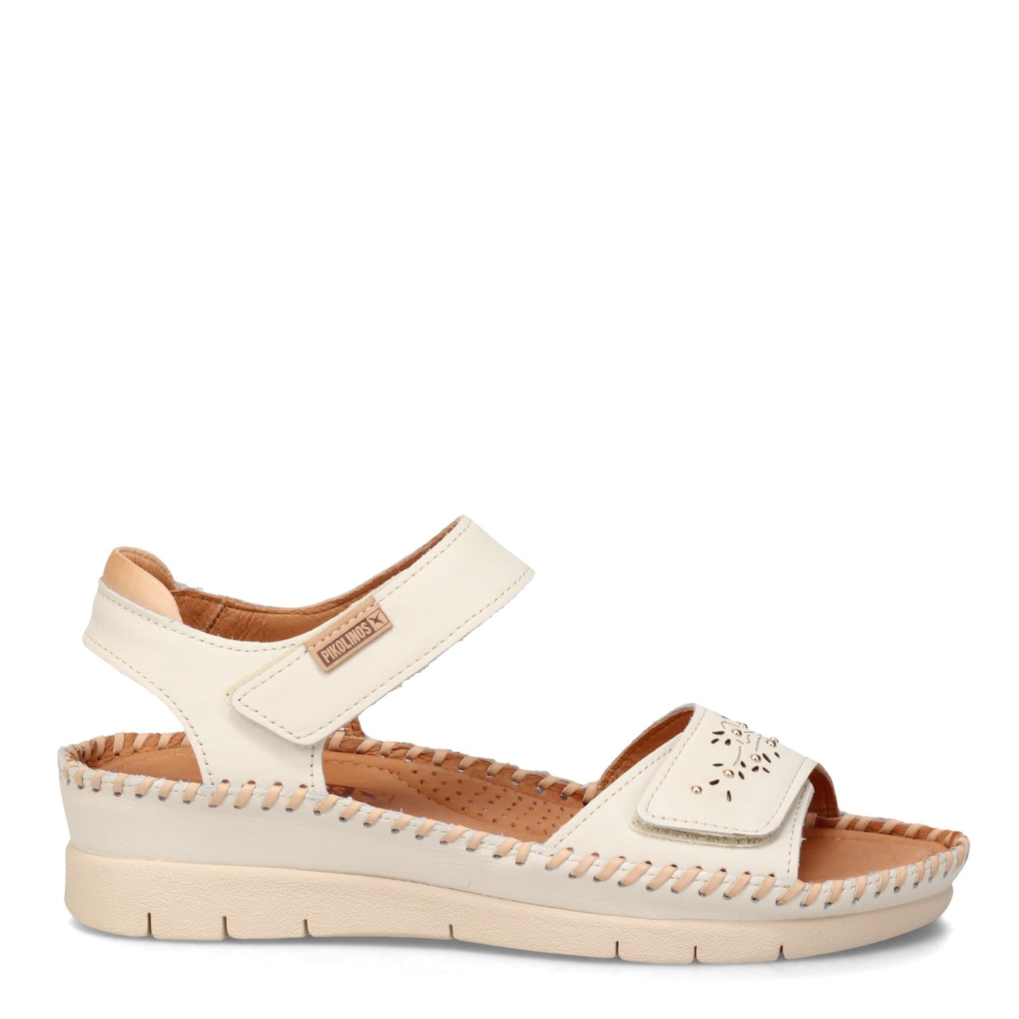 Peltz Shoes Women's Pikolinos Althea W7N-0935 Sandal OFF WHITE W7N-0935C1-NATA