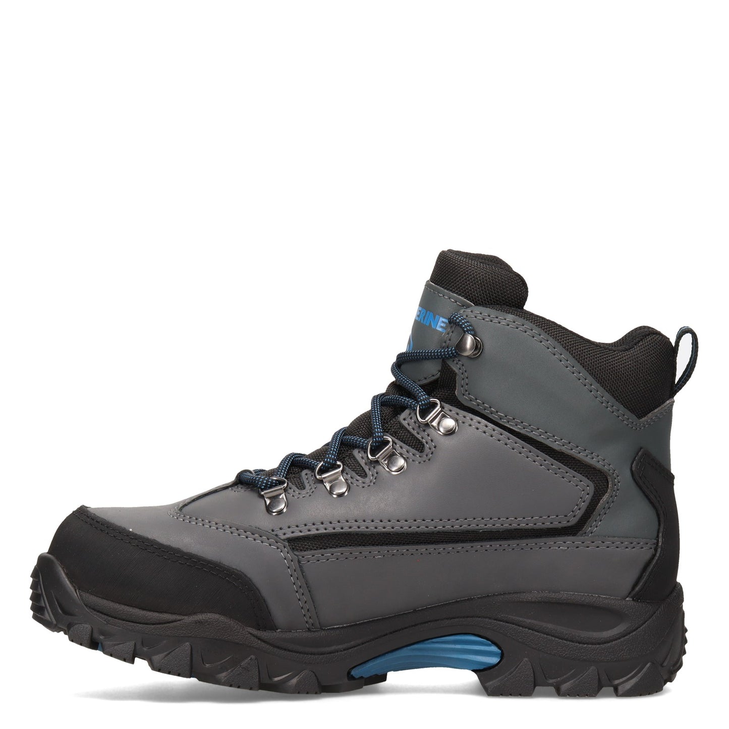 Peltz Shoes Men's Wolverine Boots Spencer Waterproof Hiking Boot GRAY W880132