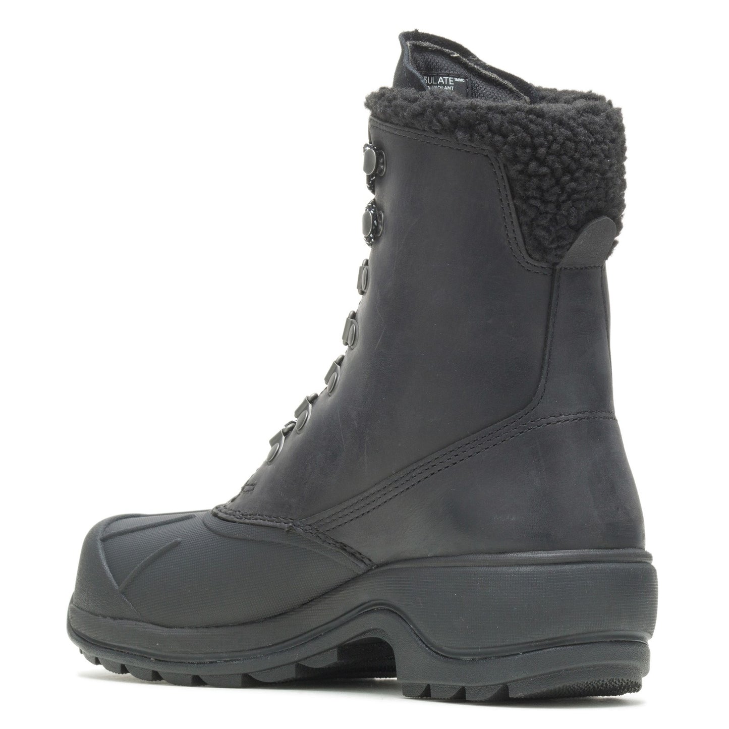Peltz Shoes Women's Wolverine Frost Insulated Tall Boot BLACK W880216