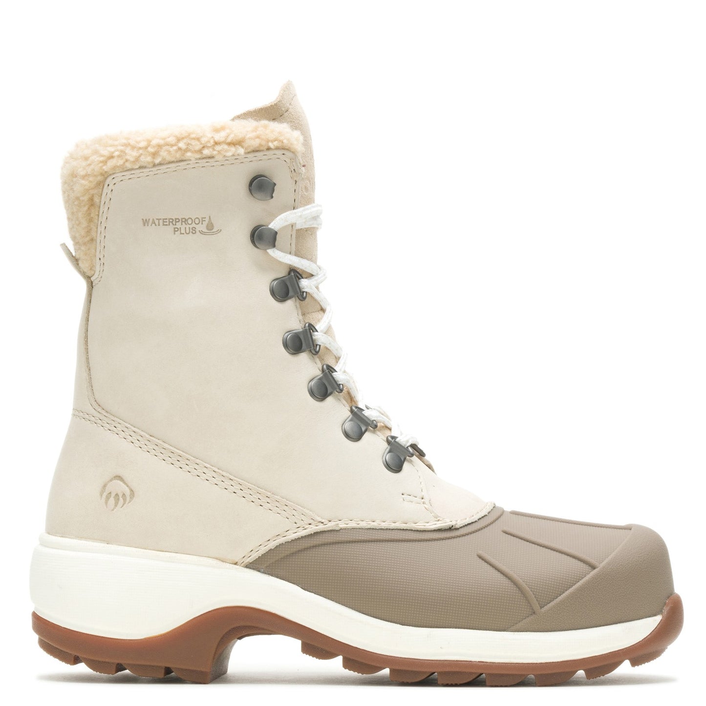 Peltz Shoes Women's Wolverine Frost Insulated Tall Boot BEIGE W880233