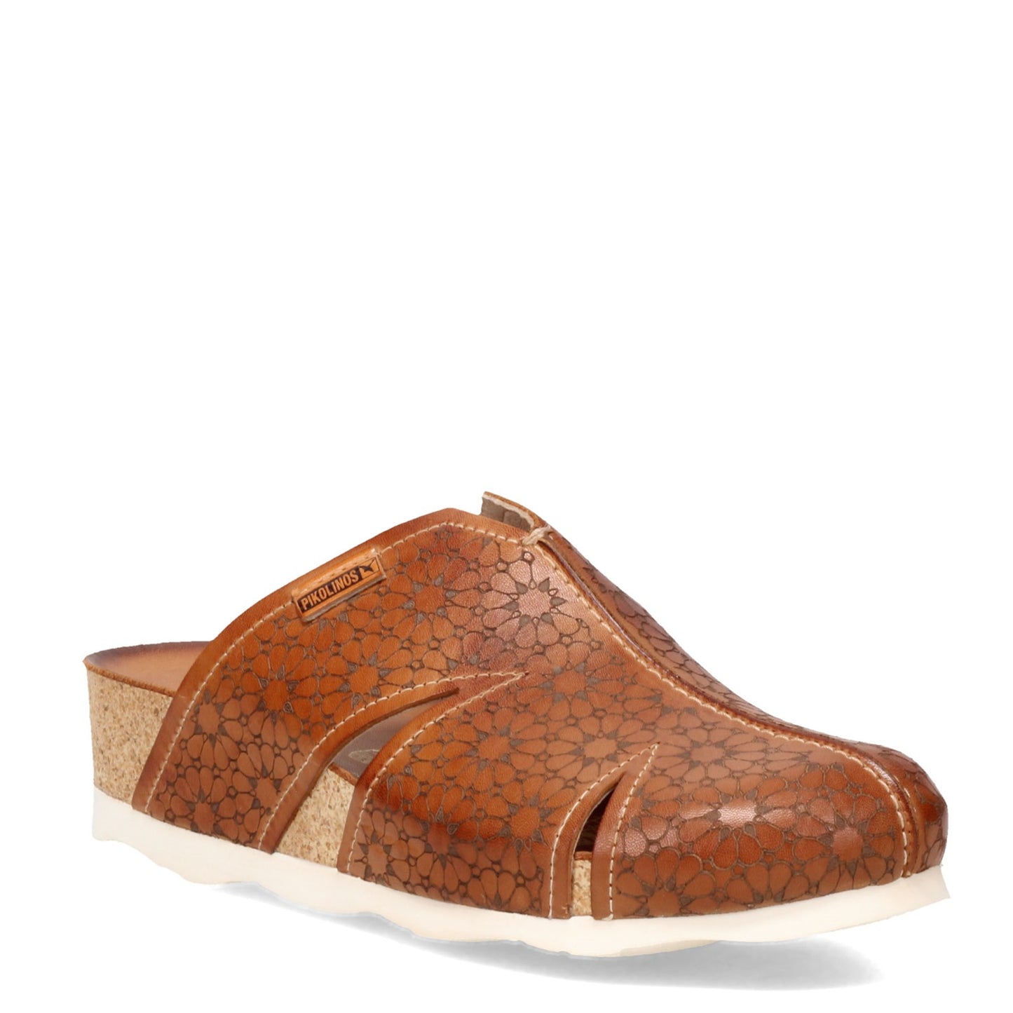 Peltz Shoes Women's Pikolinos Mahon Clog BRANDY W9E-0830-BRANDY