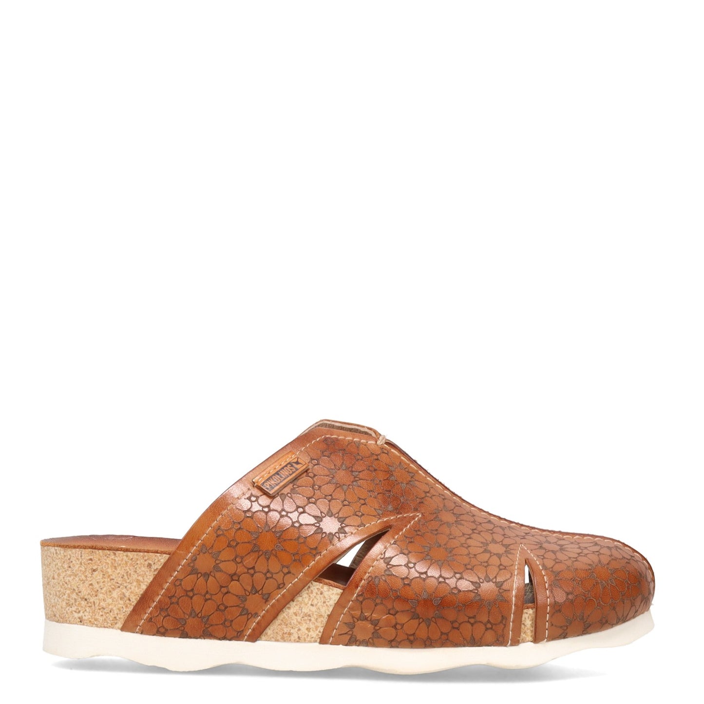 Peltz Shoes Women's Pikolinos Mahon Clog BRANDY W9E-0830-BRANDY