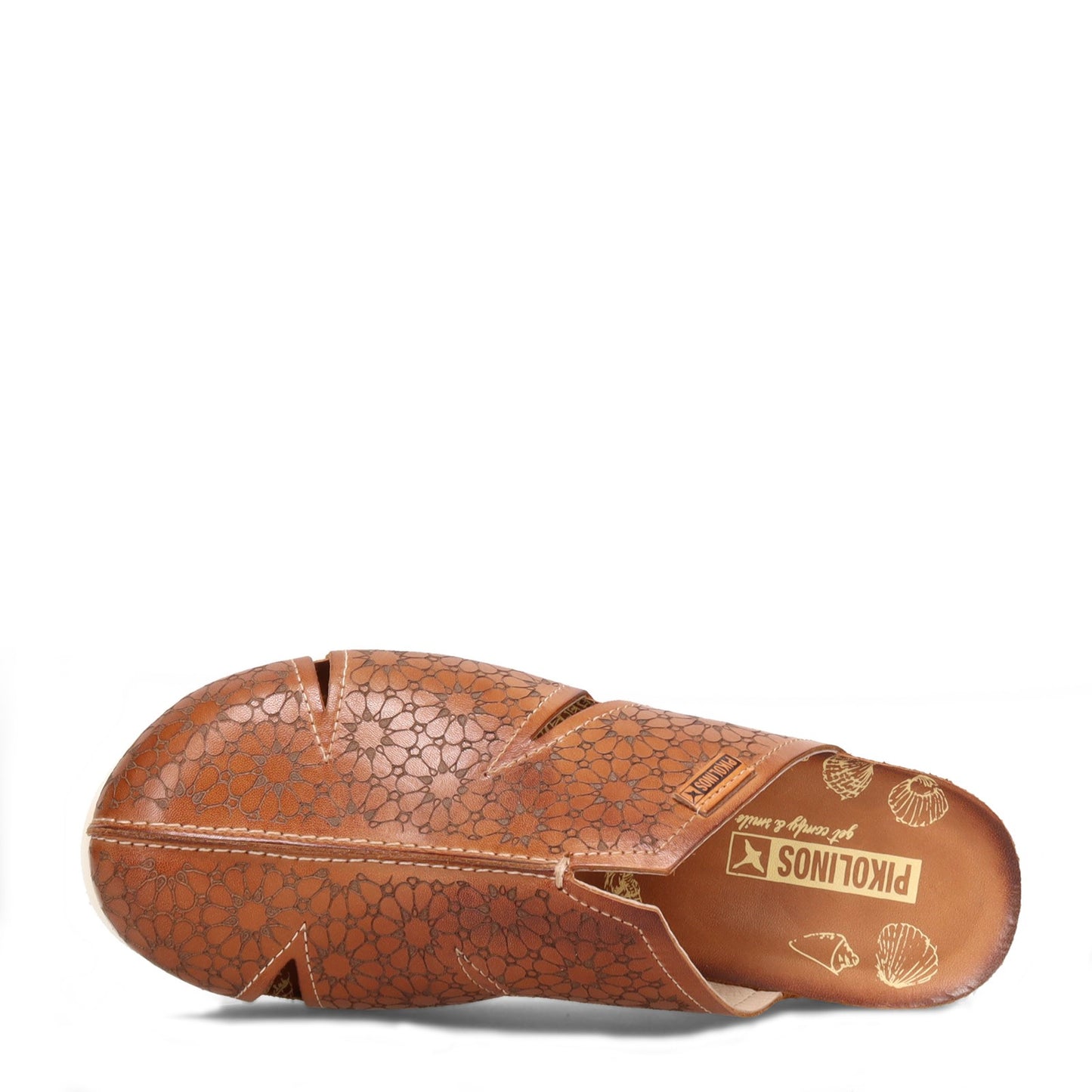 Peltz Shoes Women's Pikolinos Mahon Clog BRANDY W9E-0830-BRANDY