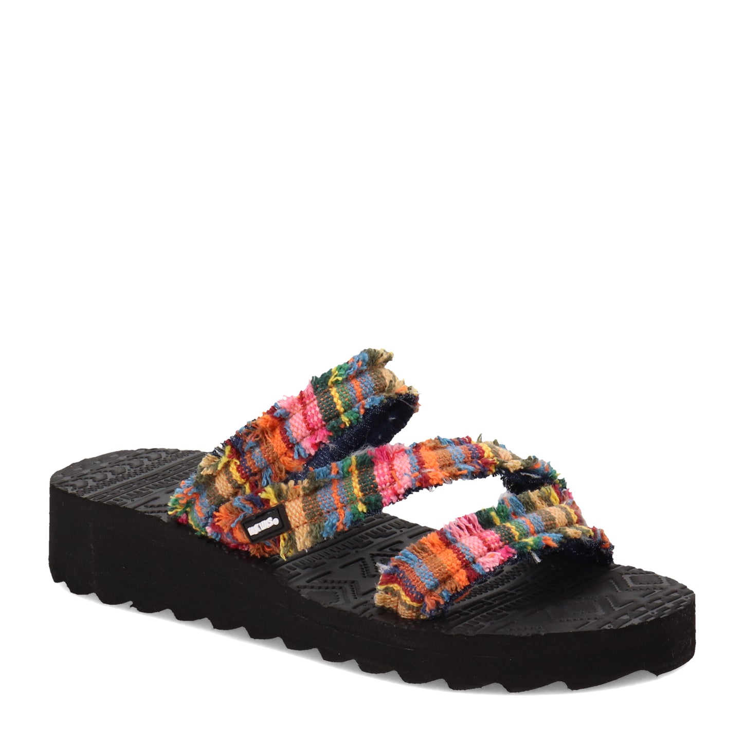 Peltz Shoes Women's MUK LUKS Wave Riptide Sandal OFF WHITE WAVERIPTIDE-BRT
