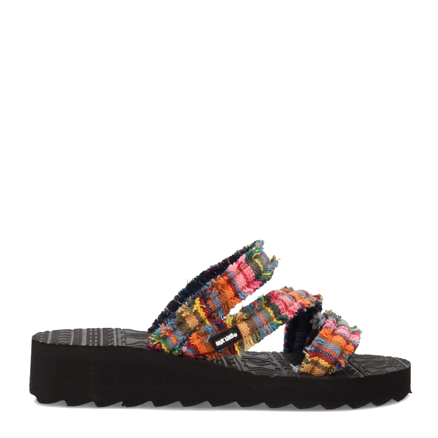 Peltz Shoes Women's MUK LUKS Wave Riptide Sandal OFF WHITE WAVERIPTIDE-BRT
